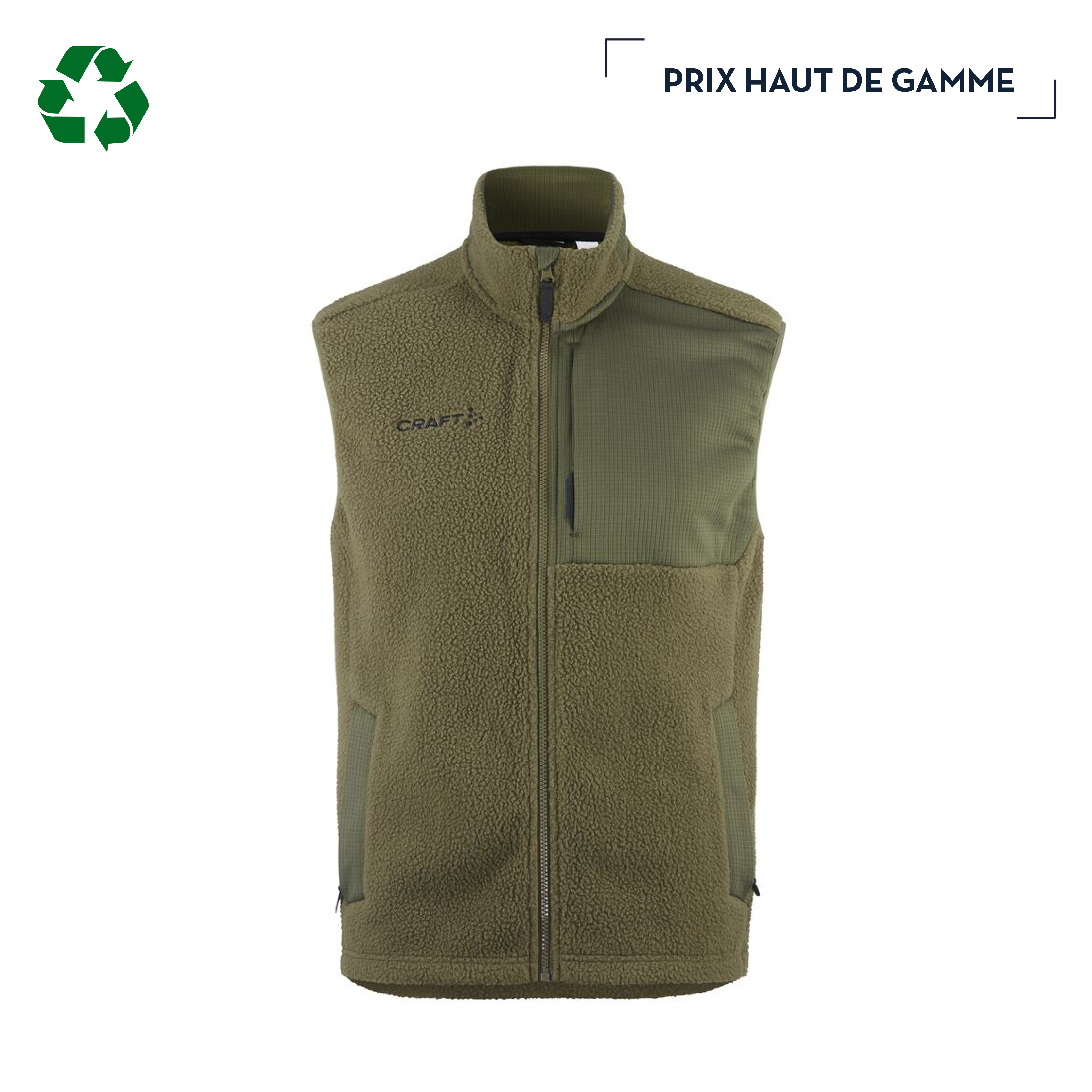 FLOPI | VESTE SHERPA SANS MANCHE