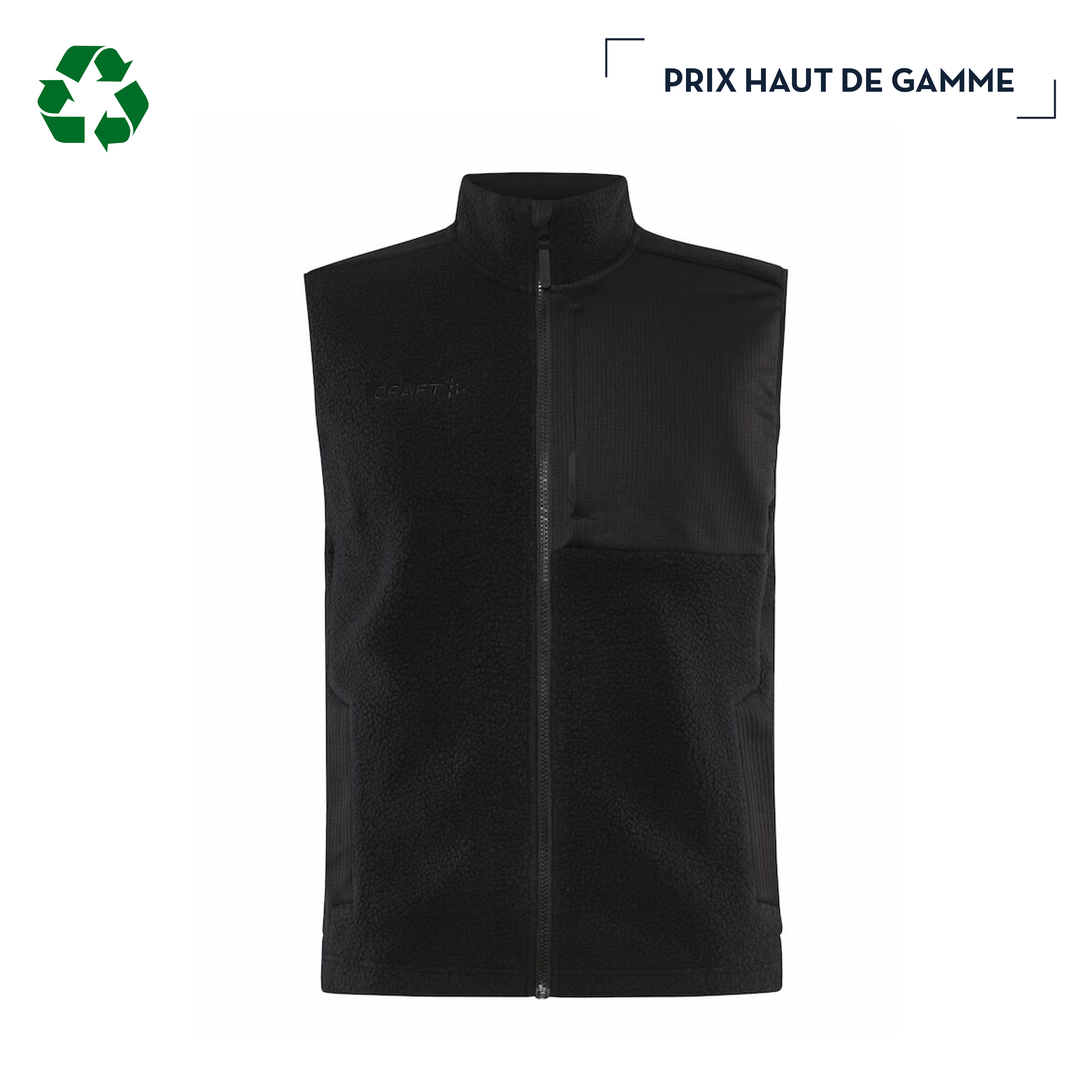 FLOPI | VESTE SHERPA SANS MANCHE
