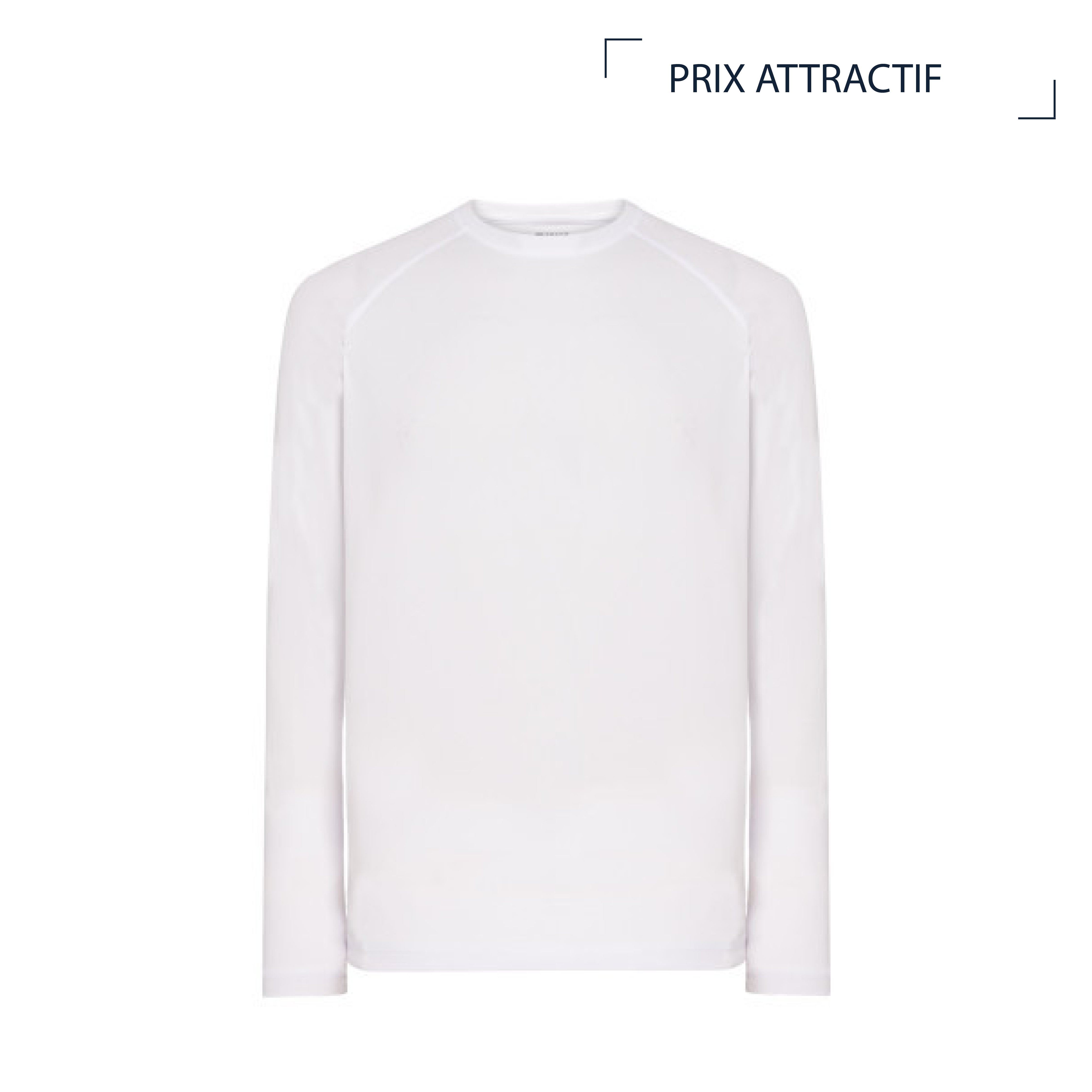 MAN SPORT ML | 130G | T SHIRT DE SPORT MANCHES LONGUES