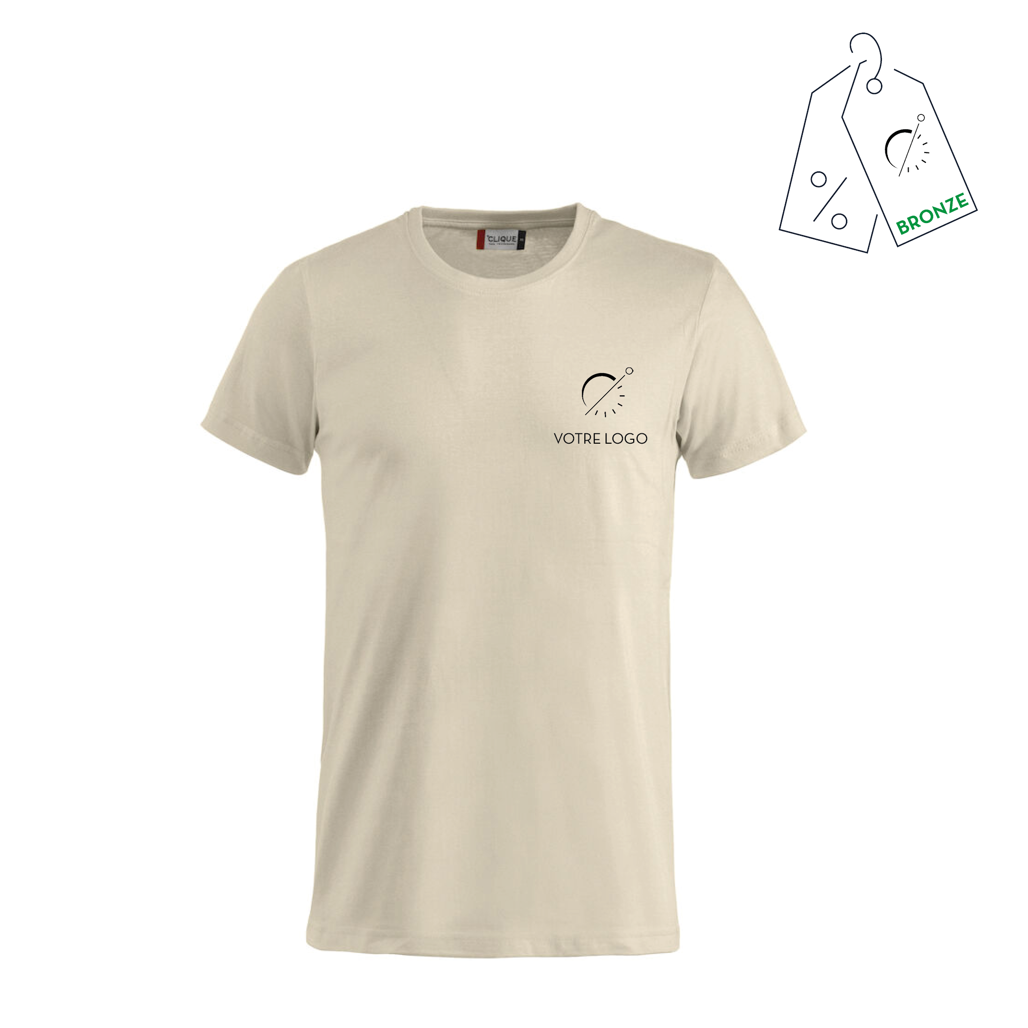 BASIC PAN | 145G | T SHIRT PERSONNALISABLE