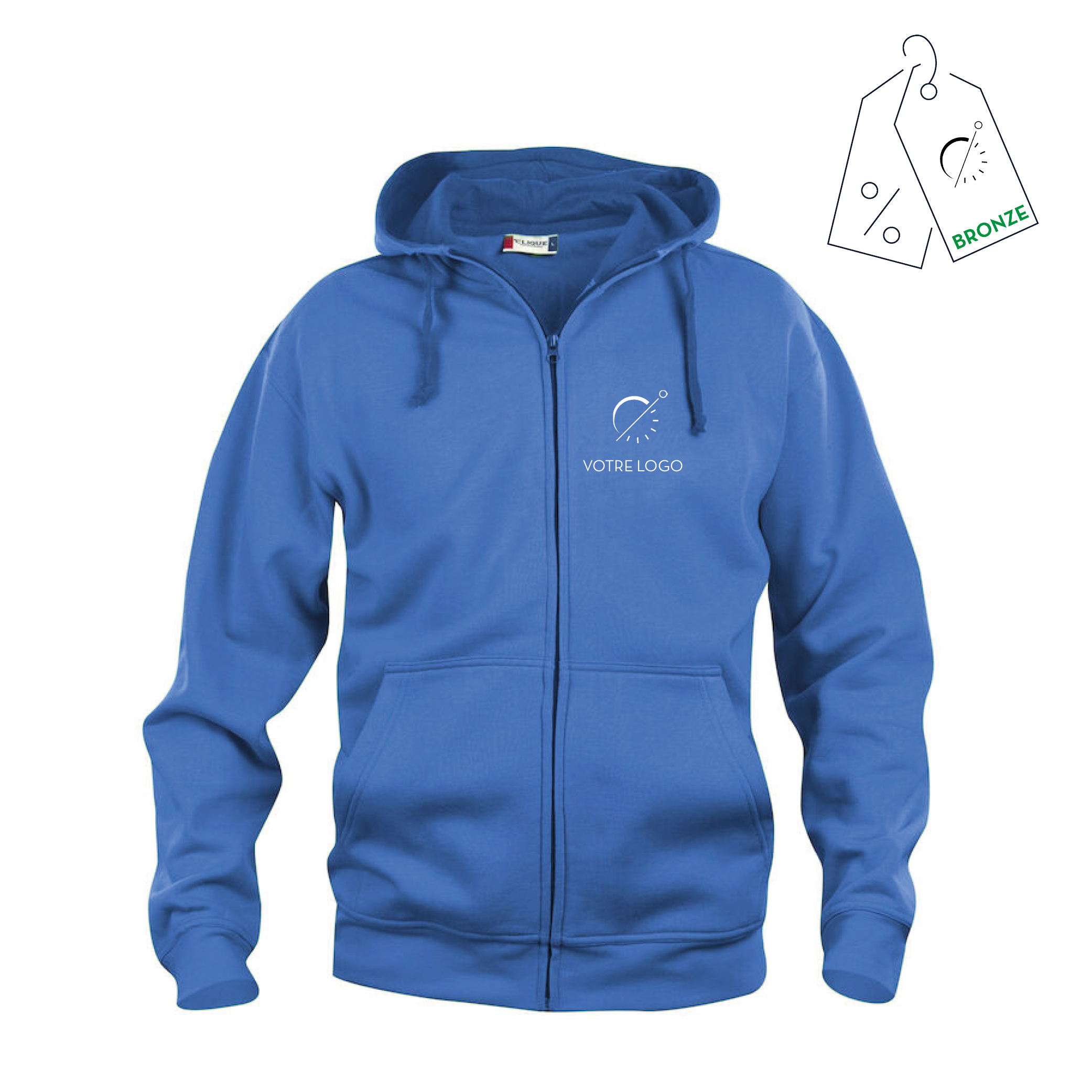 BASIC PANDORA FULL ZIP | 280G | SWEATSHIRT À CAPUCHE