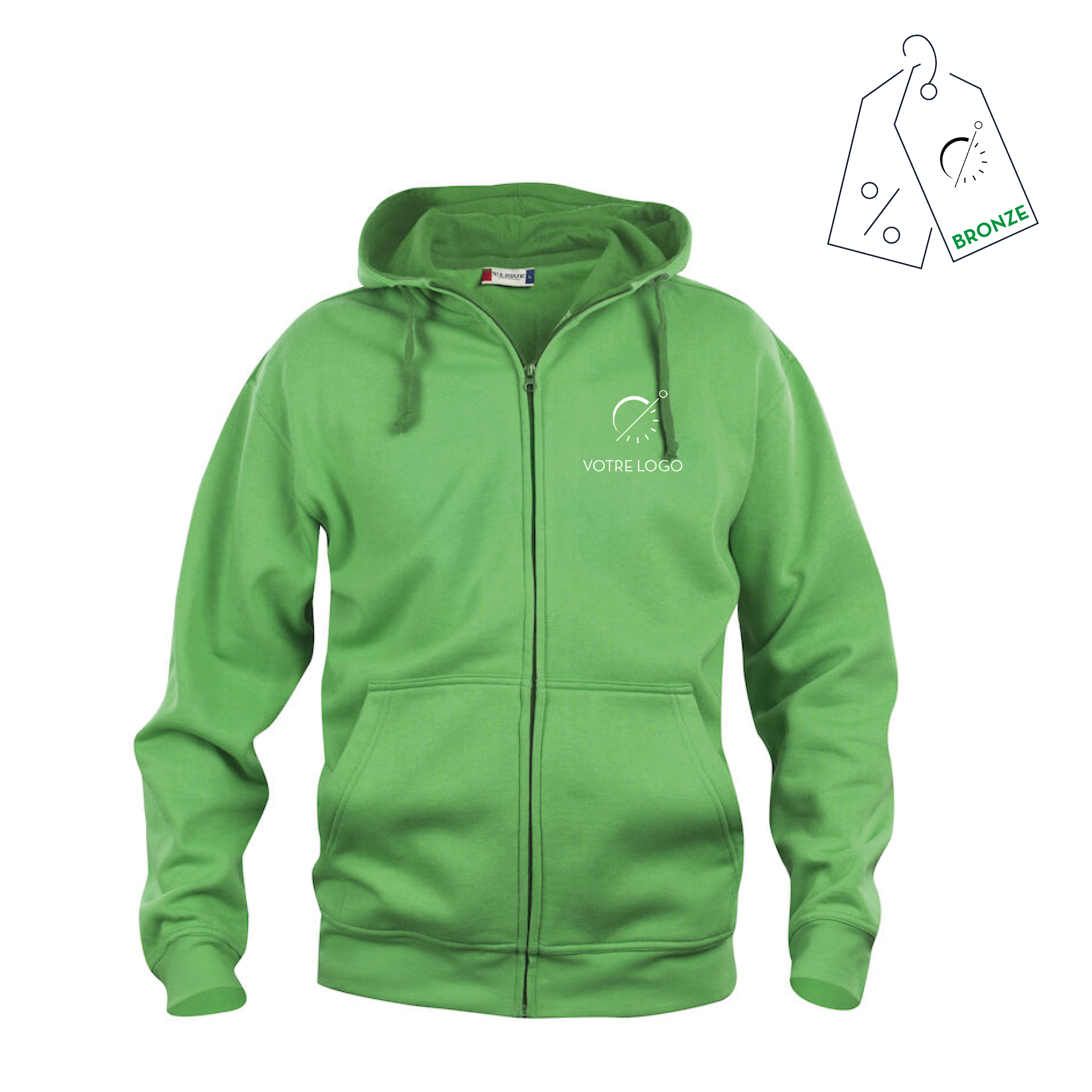 BASIC PANDORA FULL ZIP | 280G | SWEATSHIRT À CAPUCHE