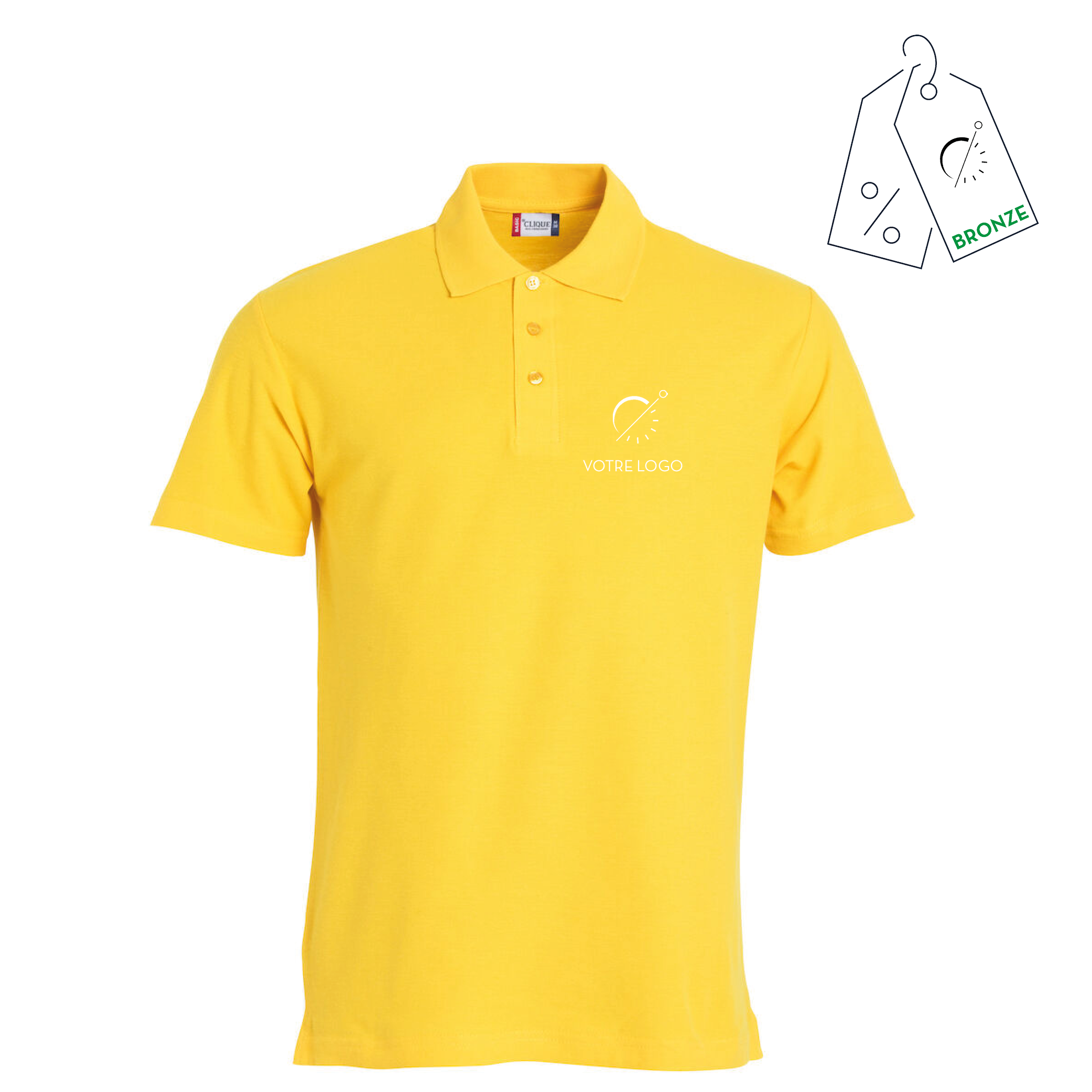 POLO BASIC LETO | 190G |POLO PERSONNALISABLE