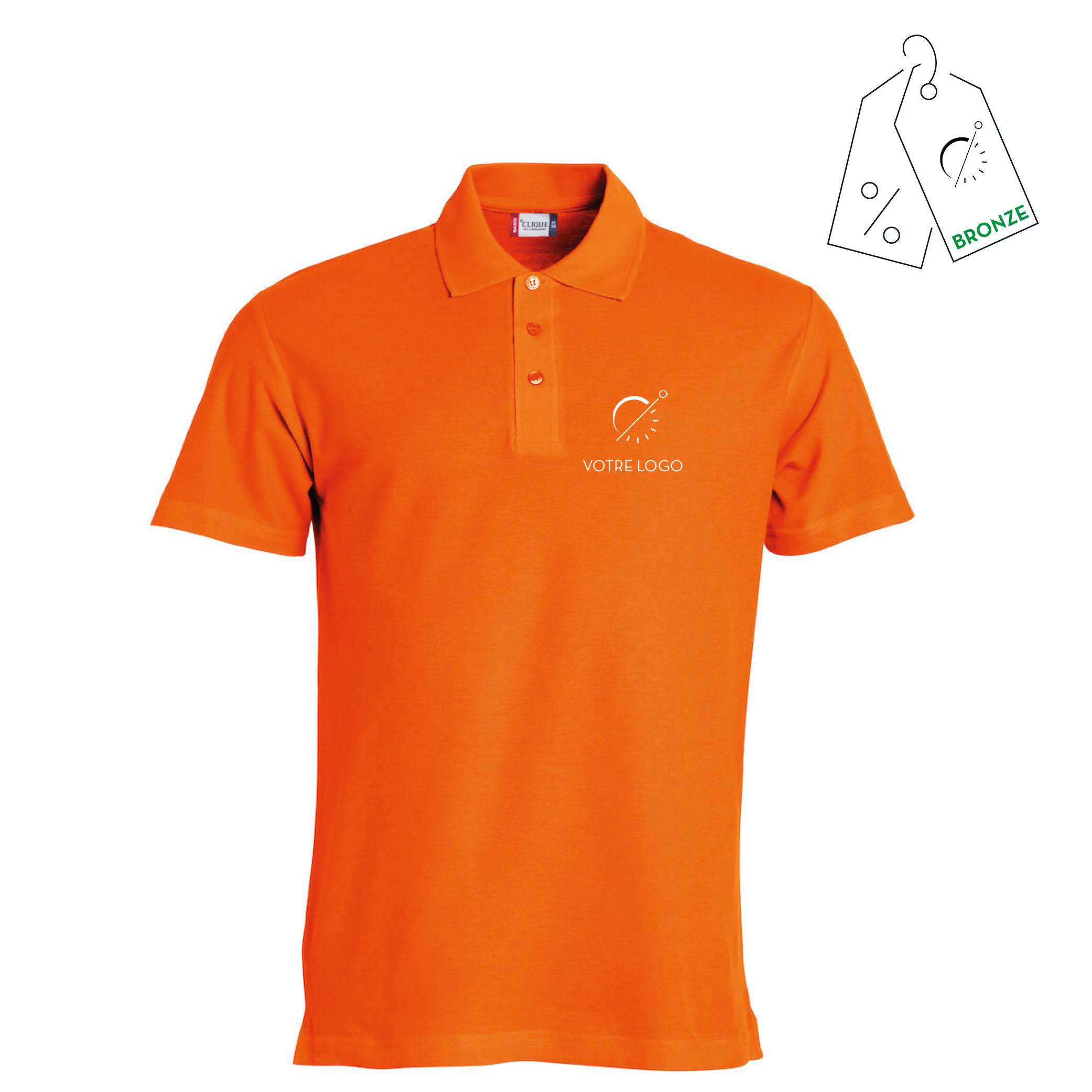 POLO BASIC LETO | 190G |POLO PERSONNALISABLE