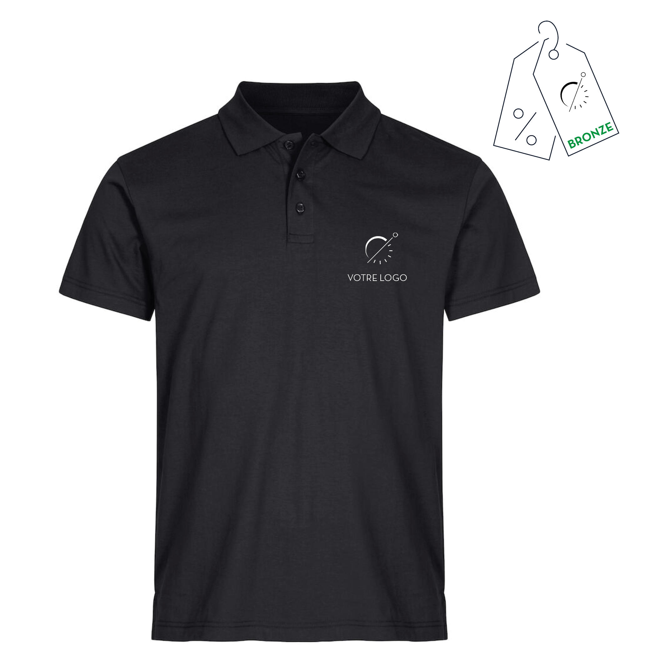 POLO BASIC LETO | 190G |POLO PERSONNALISABLE