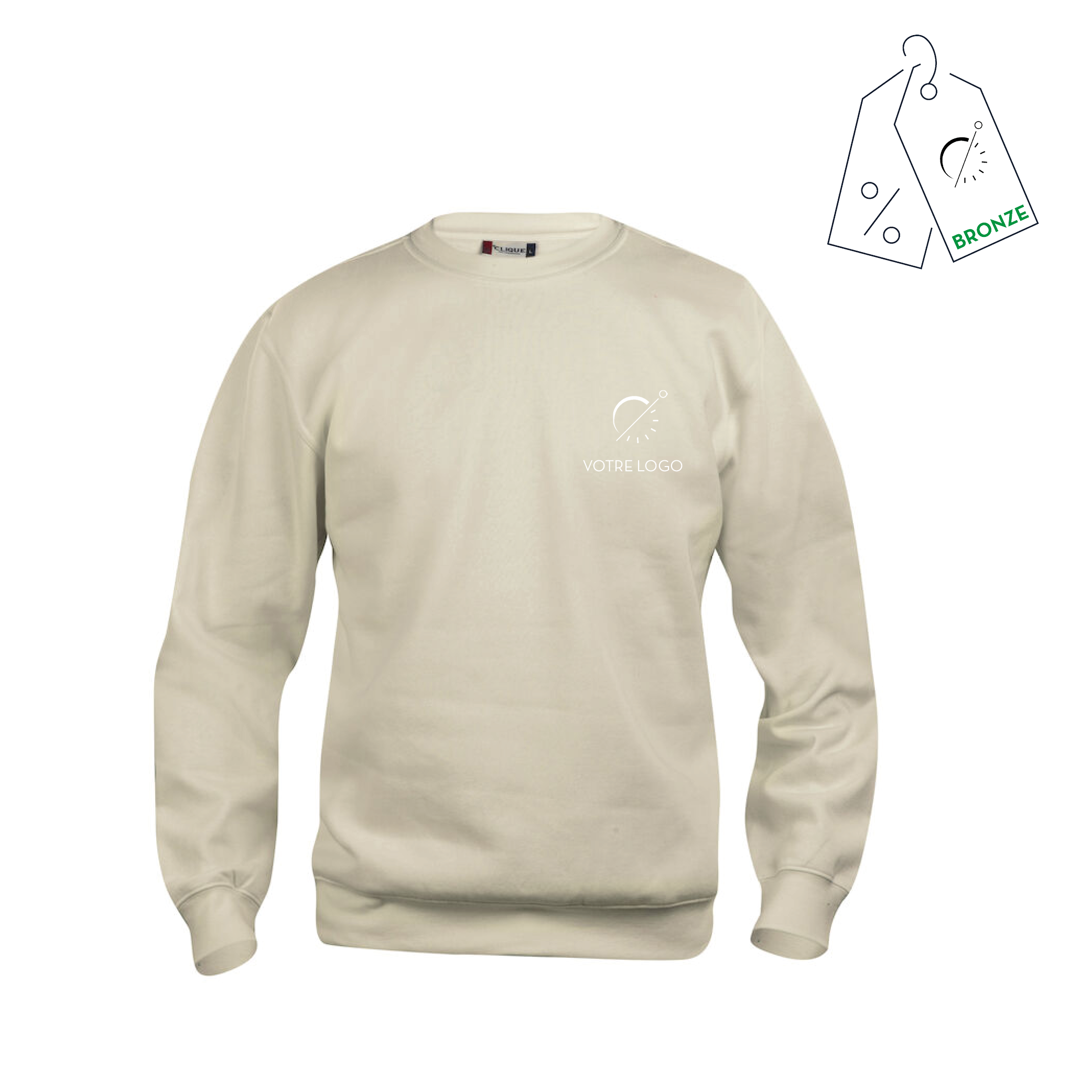BASIC ATLAS | 280G | CREWNECK PERSONNALISABLE
