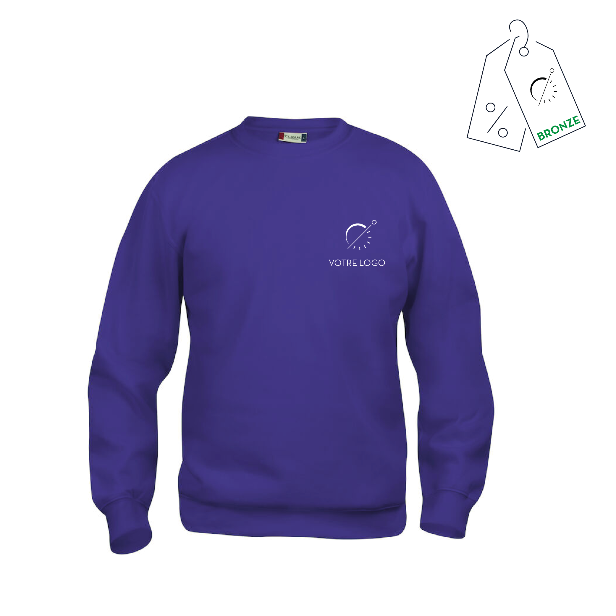 BASIC ATLAS | 280G | CREWNECK PERSONNALISABLE