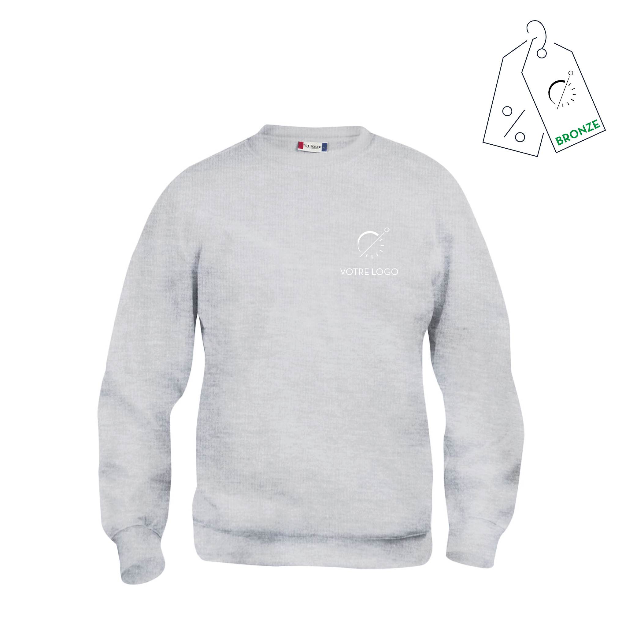 BASIC ATLAS | 280G | CREWNECK PERSONNALISABLE
