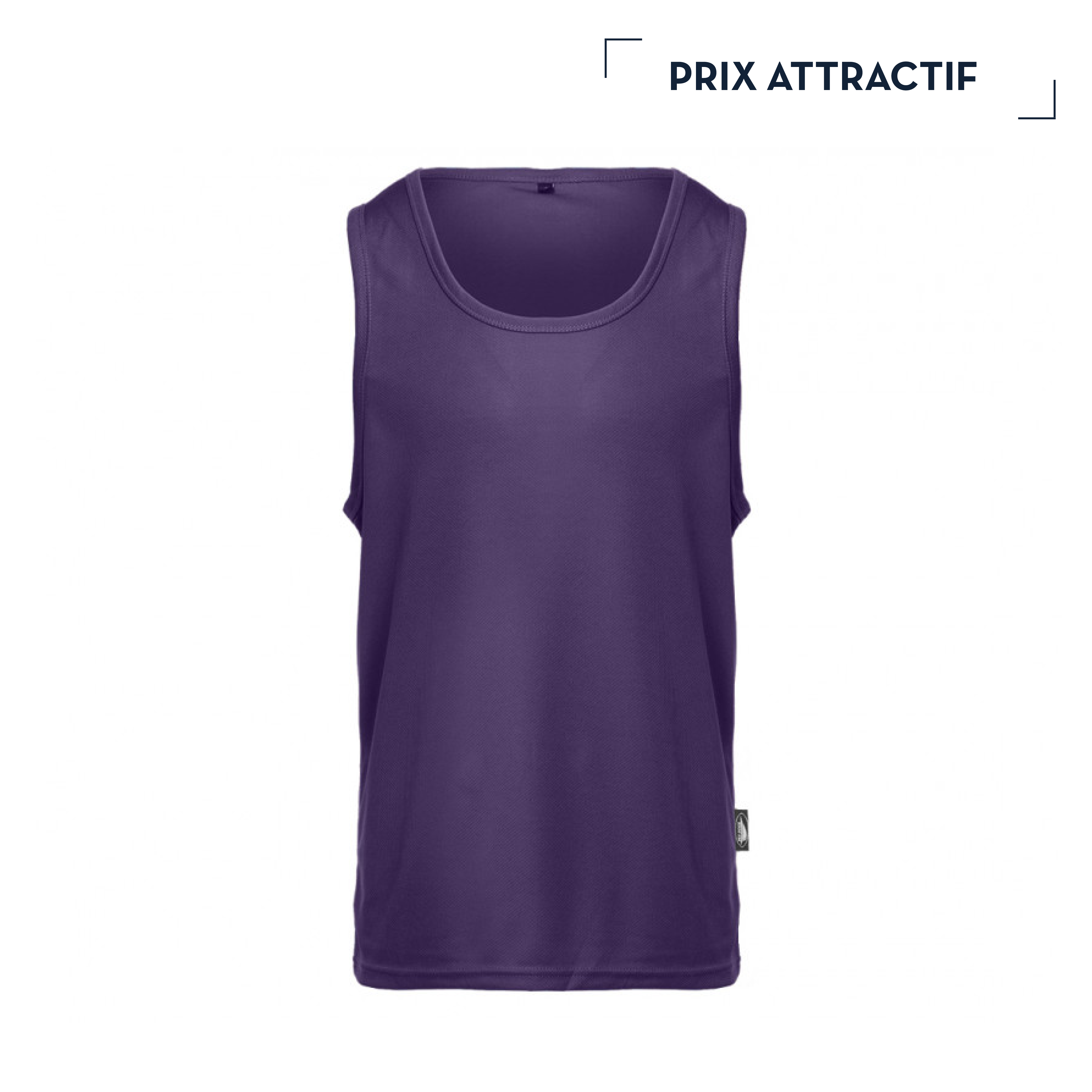 PEFKI | 140G | DÉBARDEUR DE SPORT PERSONNALISABLE