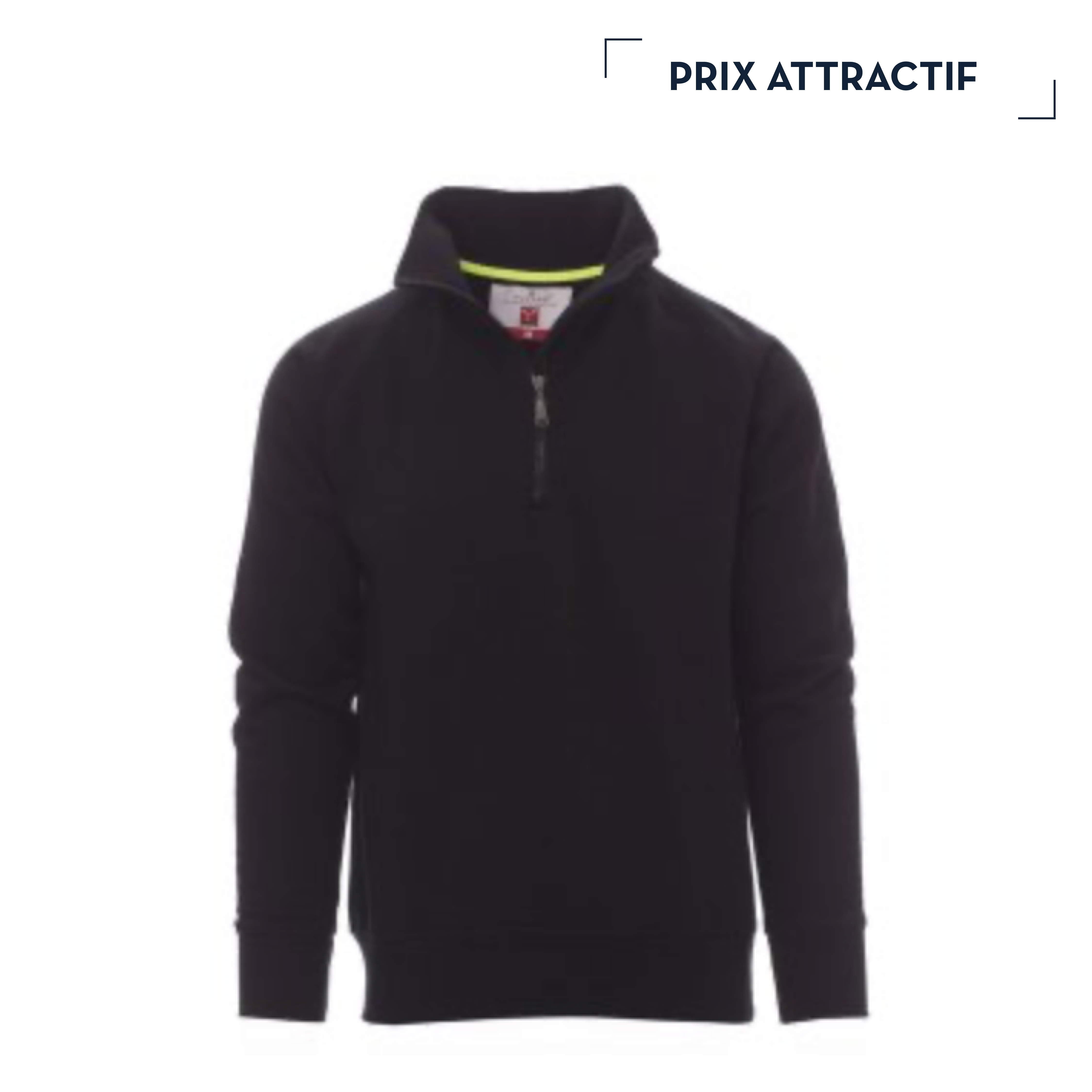 ODYSSÉE | 300G | SWEAT HALF ZIP PERSONNALISABLE