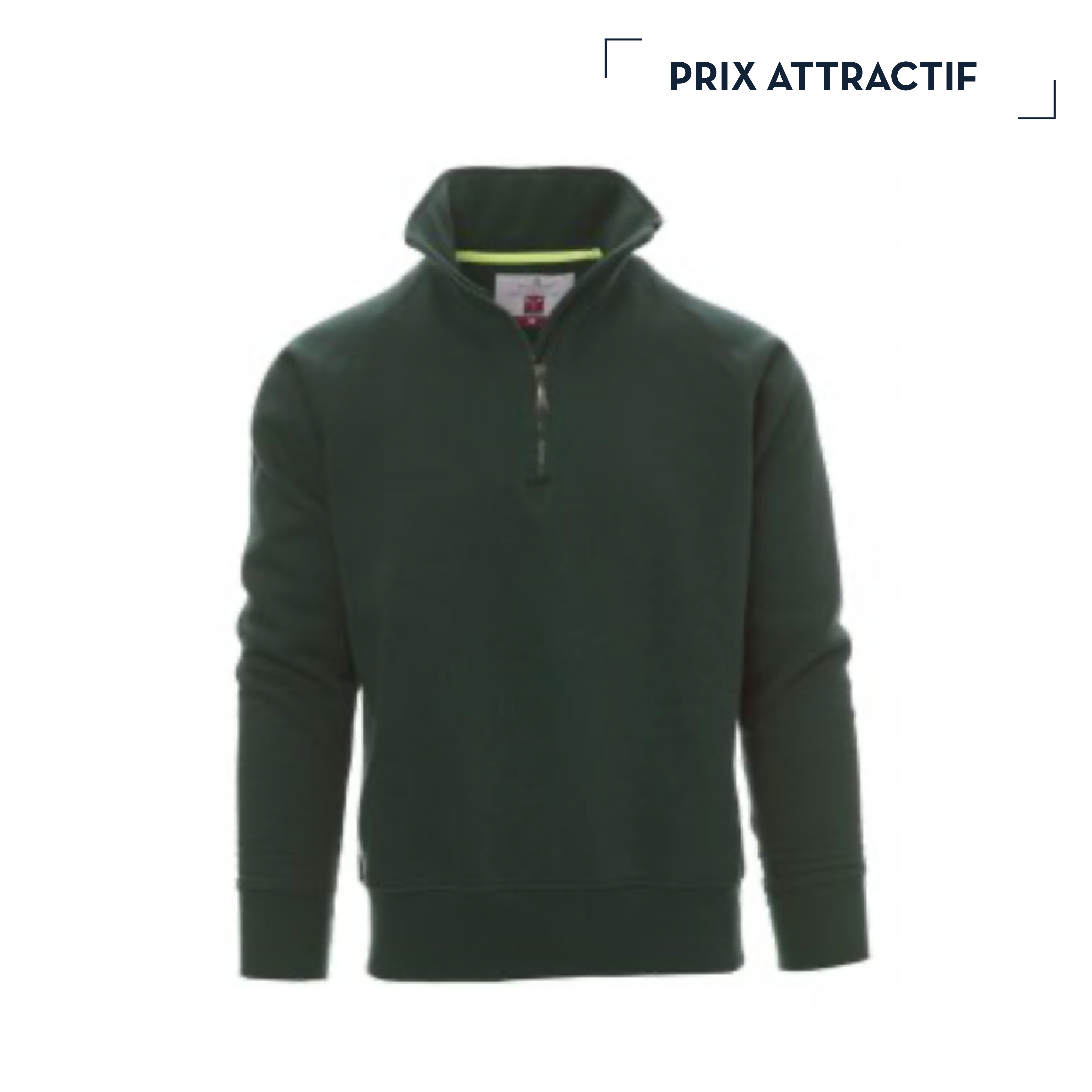 ODYSSÉE | 300G | SWEAT HALF ZIP PERSONNALISABLE