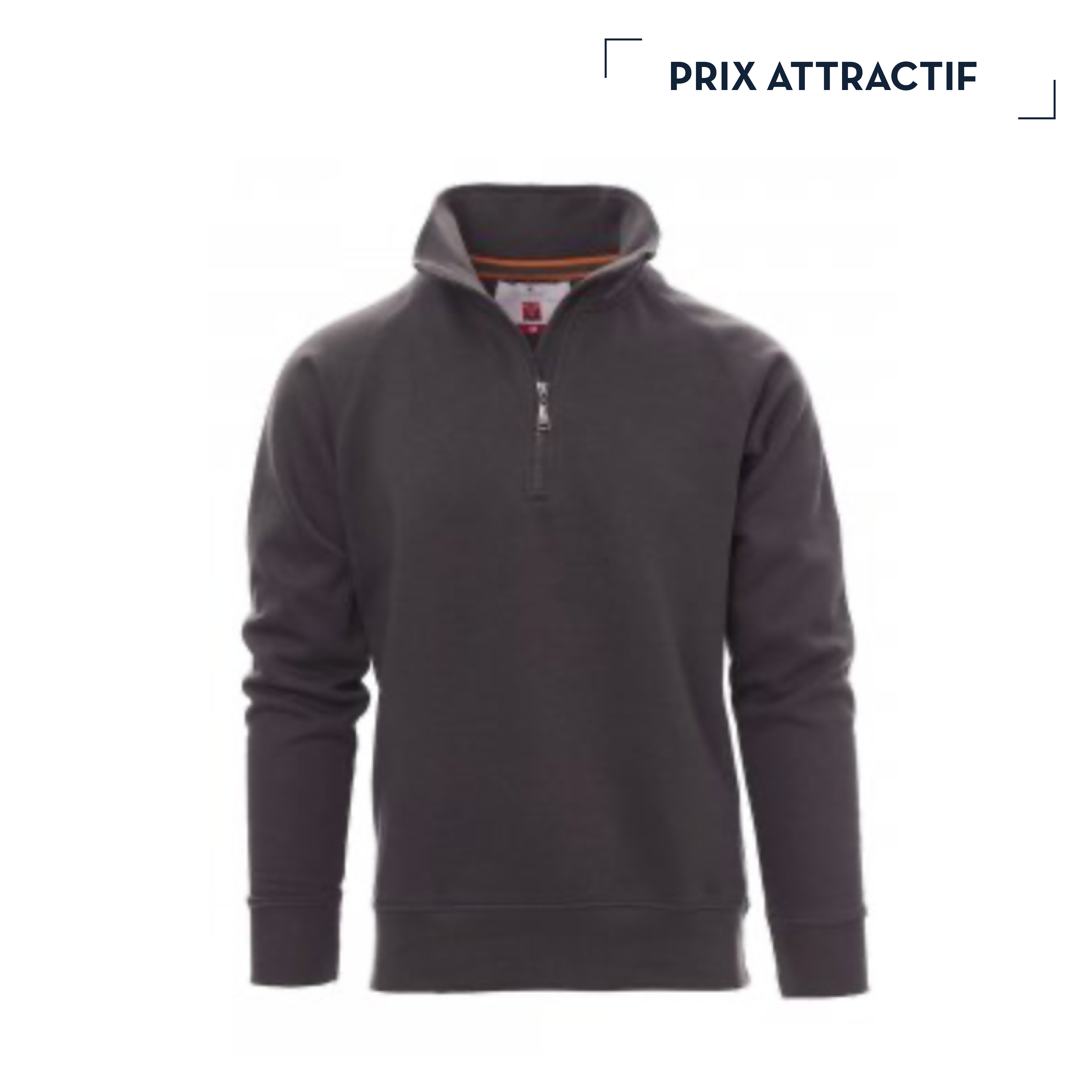 ODYSSÉE | 300G | SWEAT HALF ZIP PERSONNALISABLE