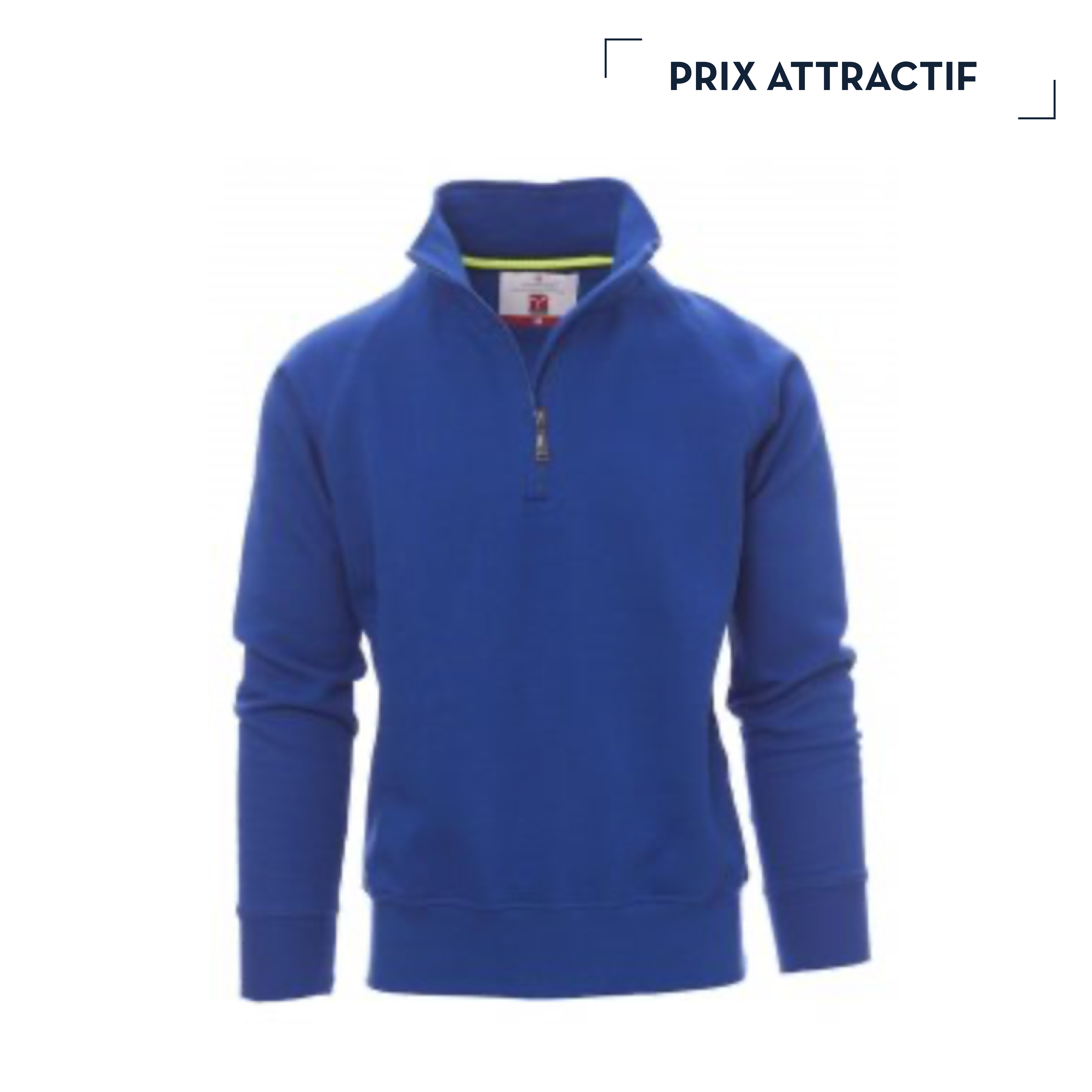 ODYSSÉE | 300G | SWEAT HALF ZIP PERSONNALISABLE