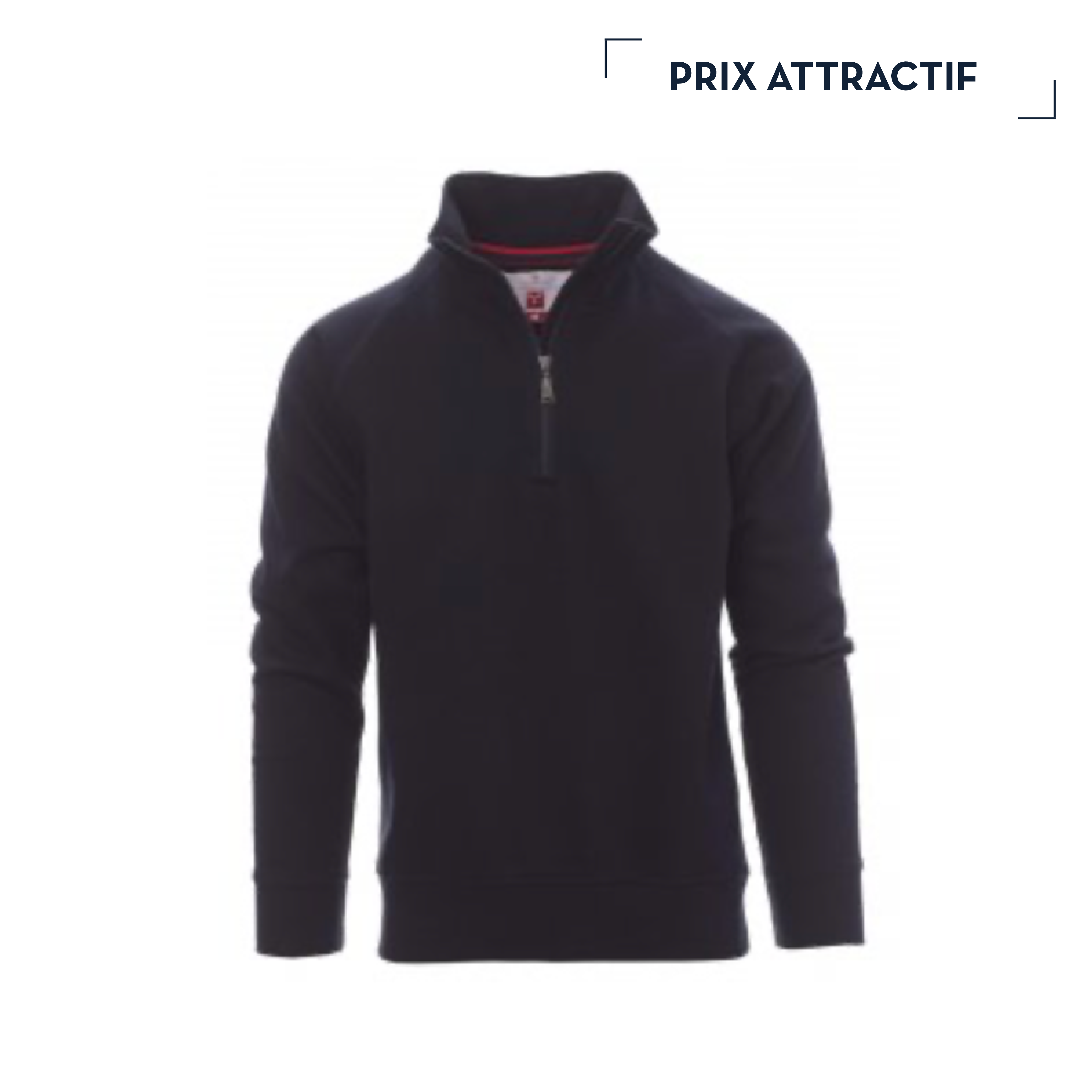 ODYSSÉE | 300G | SWEAT HALF ZIP PERSONNALISABLE