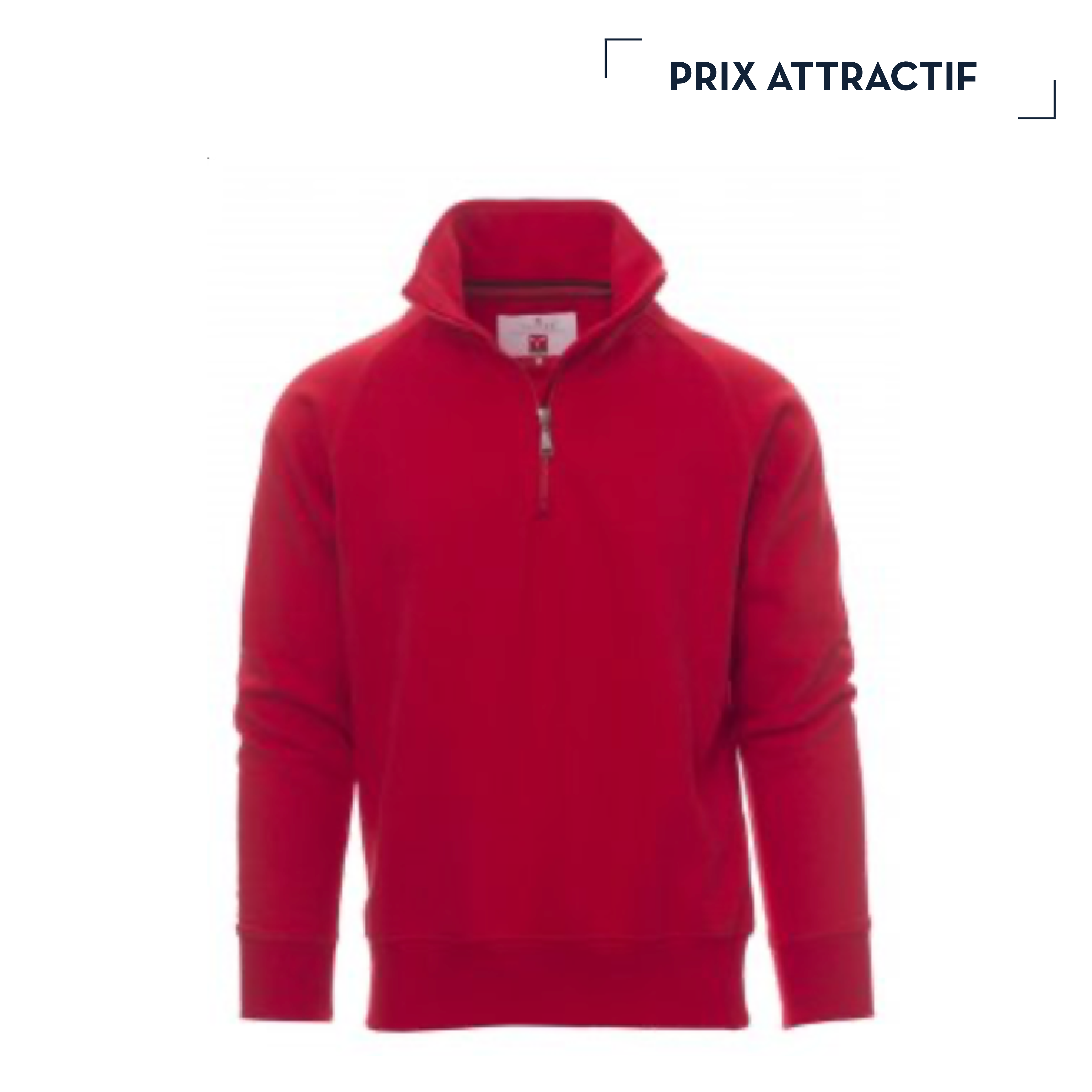 ODYSSÉE | 300G | SWEAT HALF ZIP PERSONNALISABLE