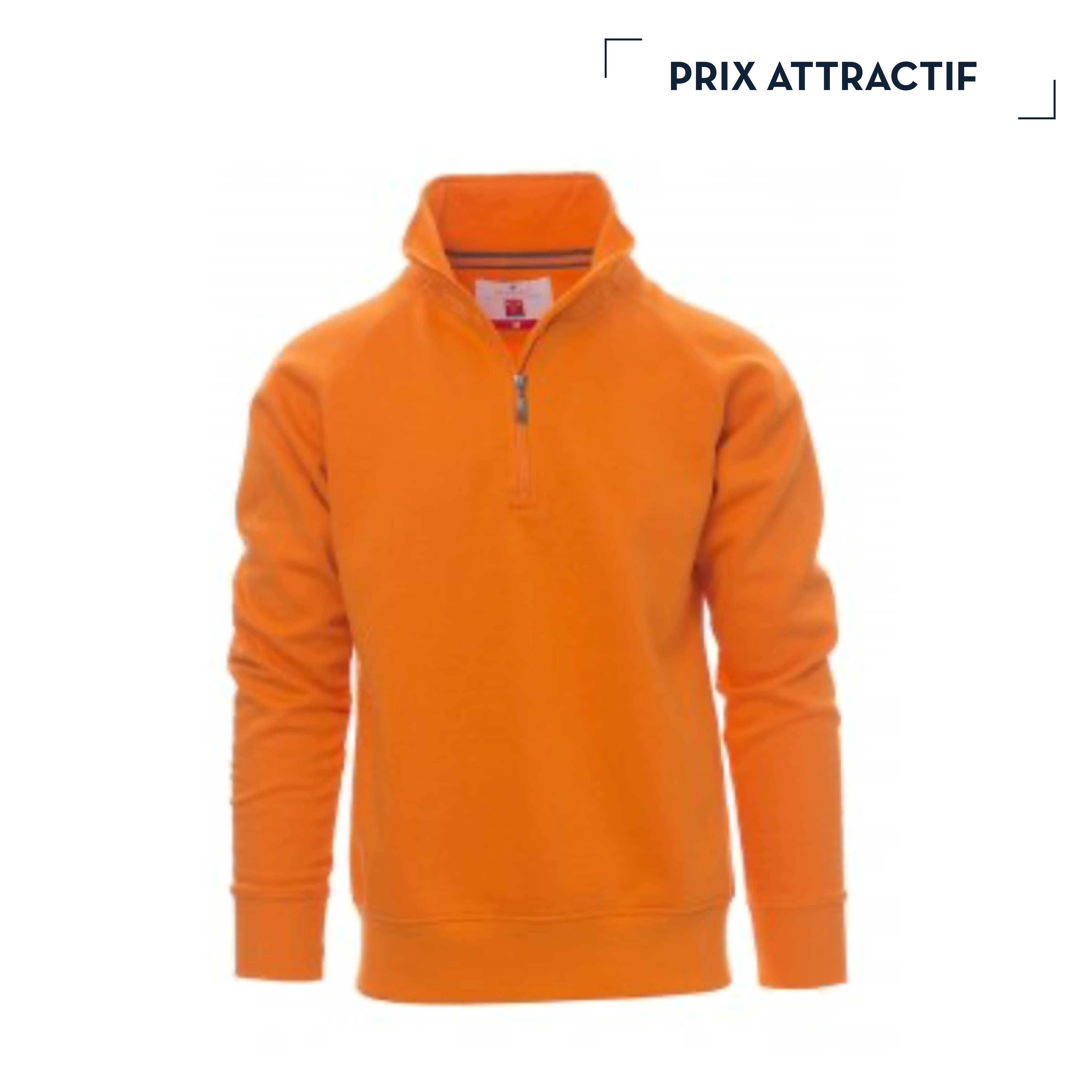 ODYSSÉE | 300G | SWEAT HALF ZIP PERSONNALISABLE