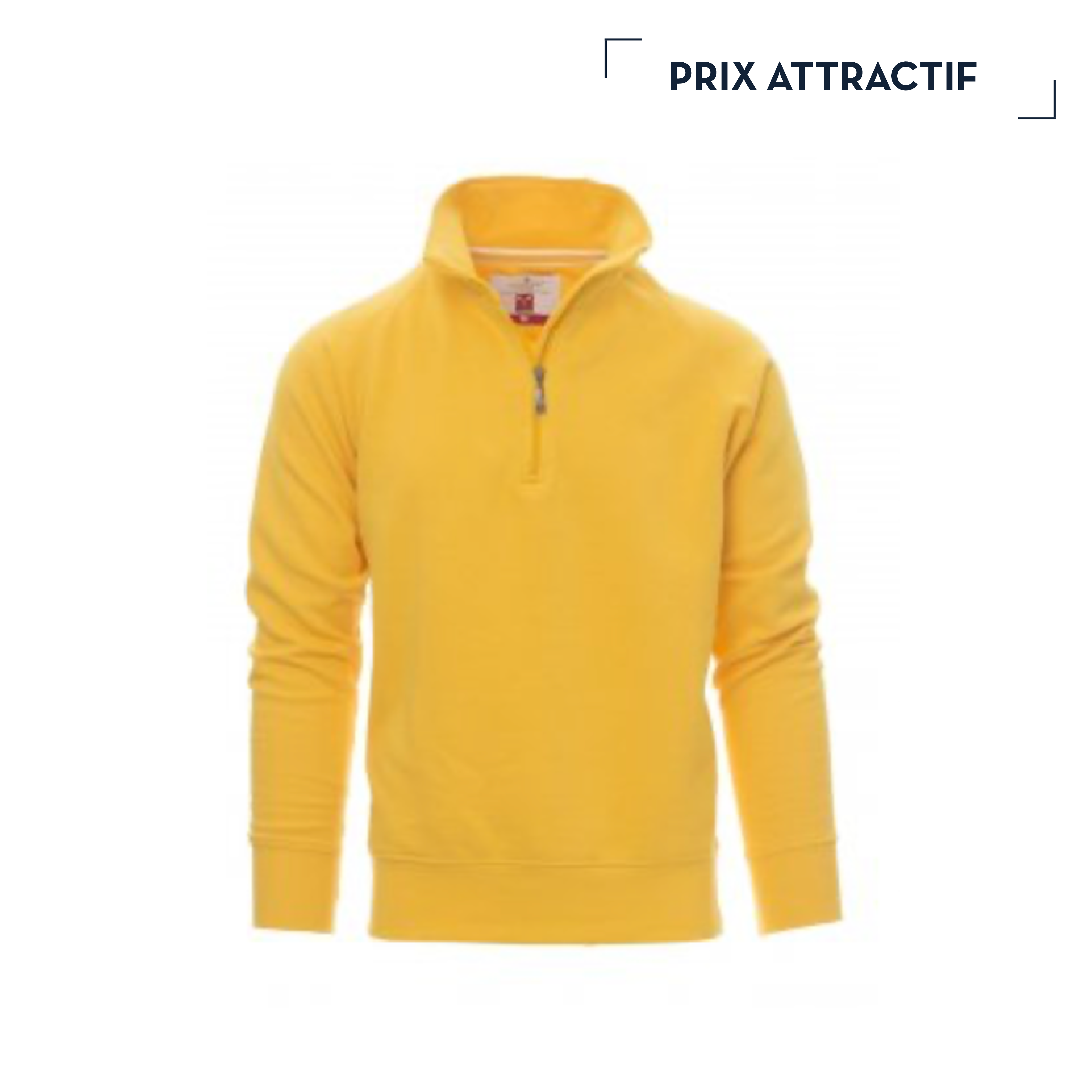 ODYSSÉE | 300G | SWEAT HALF ZIP PERSONNALISABLE