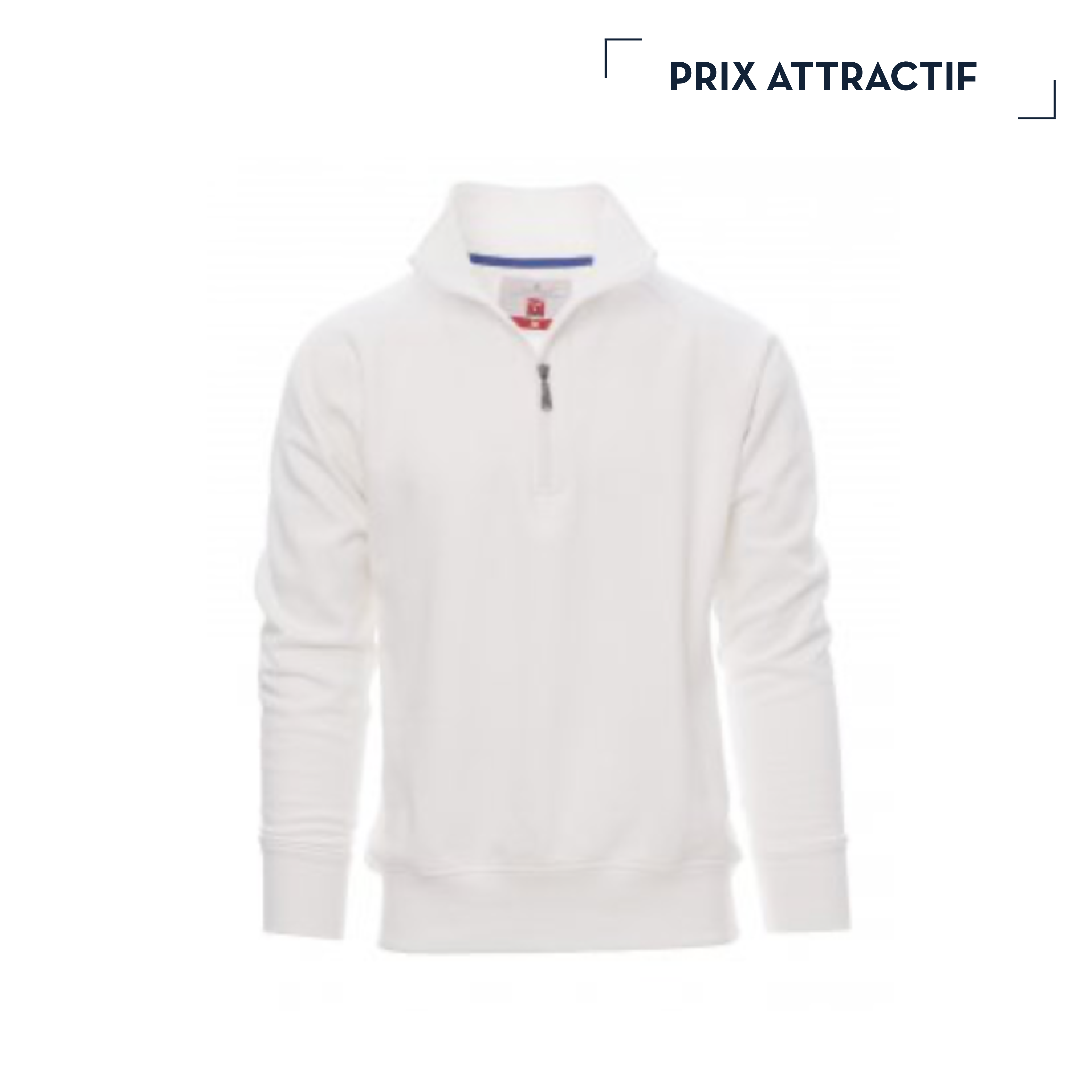 ODYSSÉE | 300G | SWEAT HALF ZIP PERSONNALISABLE
