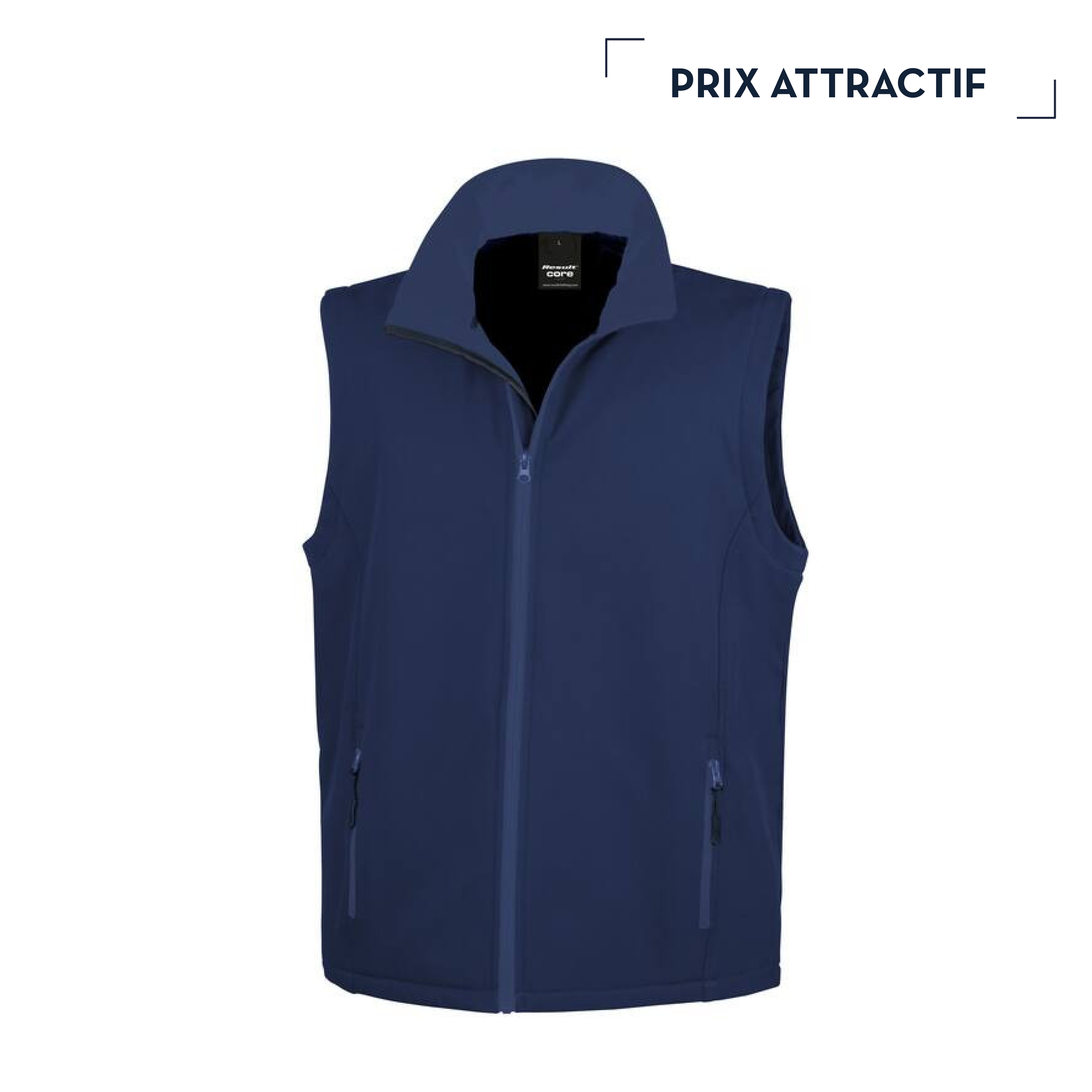 NYXON | SOFTSHELL SANS MANCHE PERSONNALISABLE