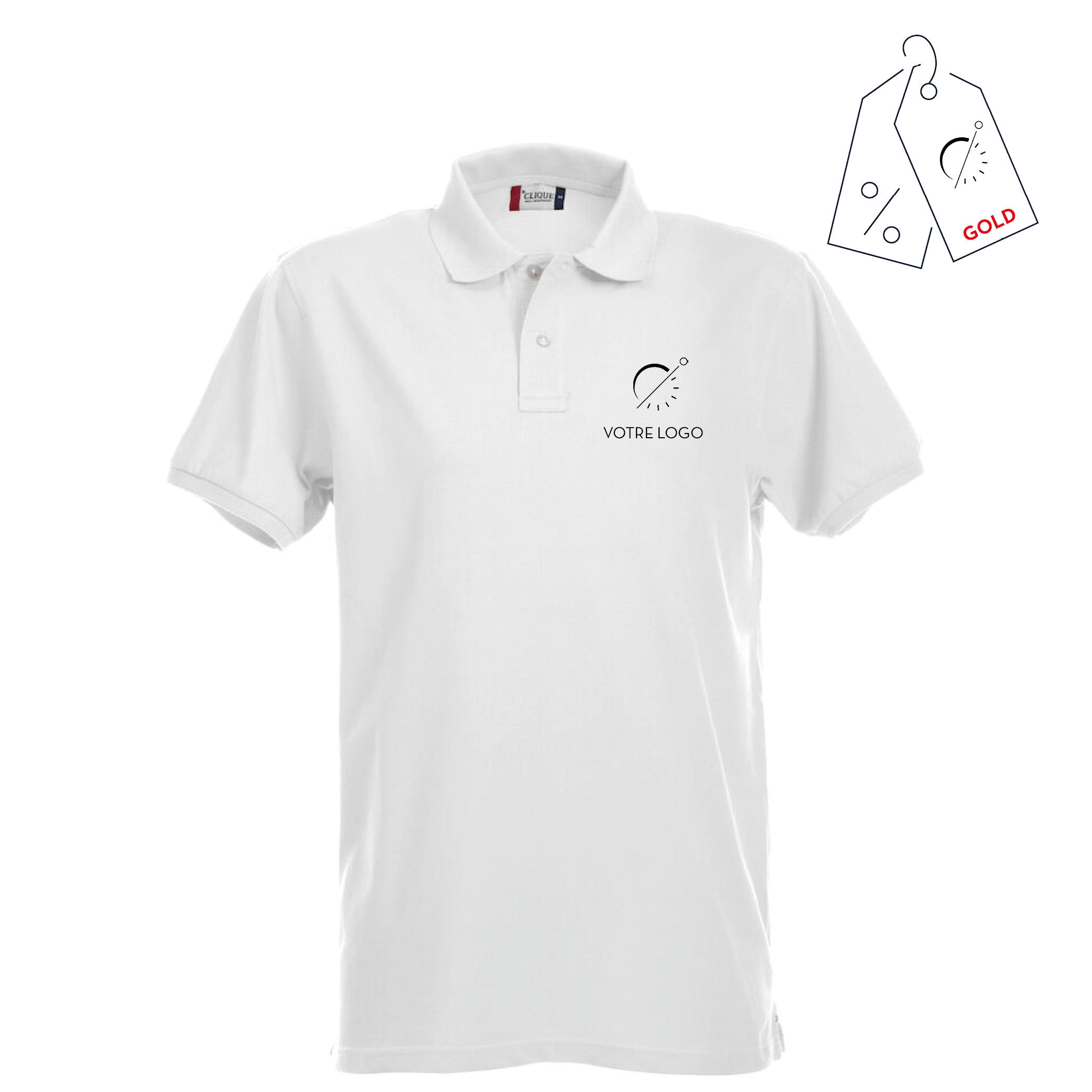 POLO PREMIUM LETO | 215G | POLO PERSONNALISABLE 215G