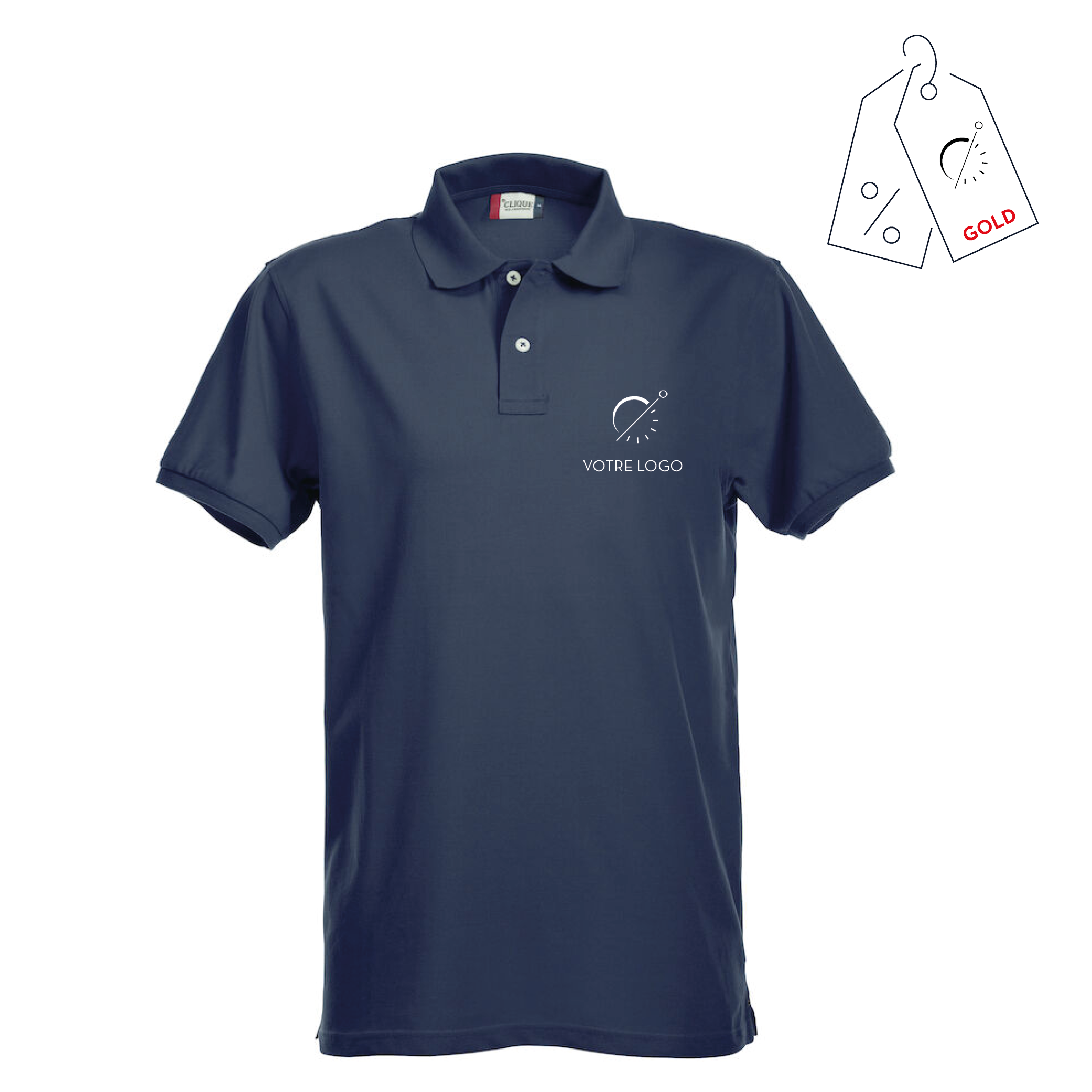 POLO PREMIUM LETO | 215G | POLO PERSONNALISABLE 215G