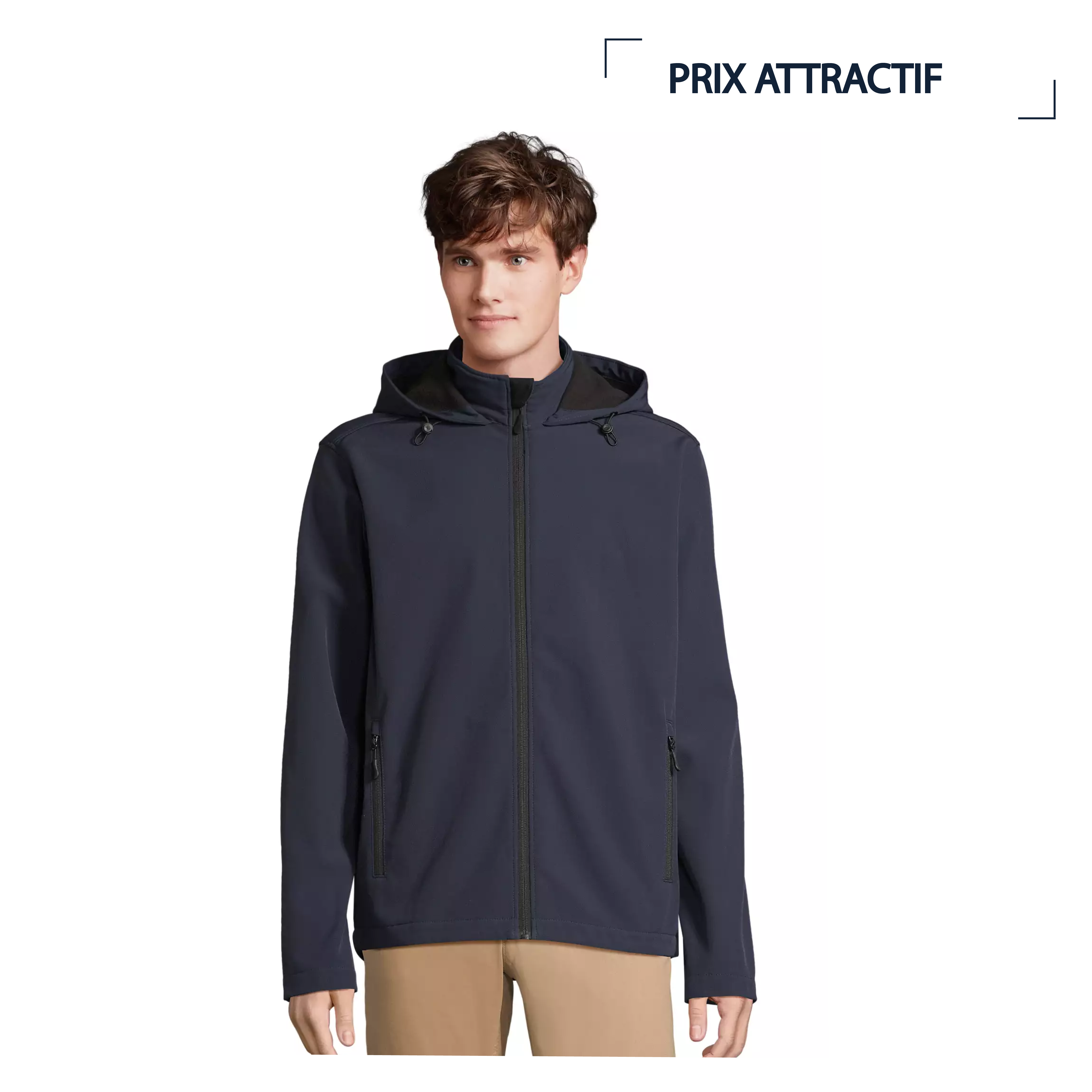 SPRINGER | 280G | SOFTSHELL À CAPUCHE