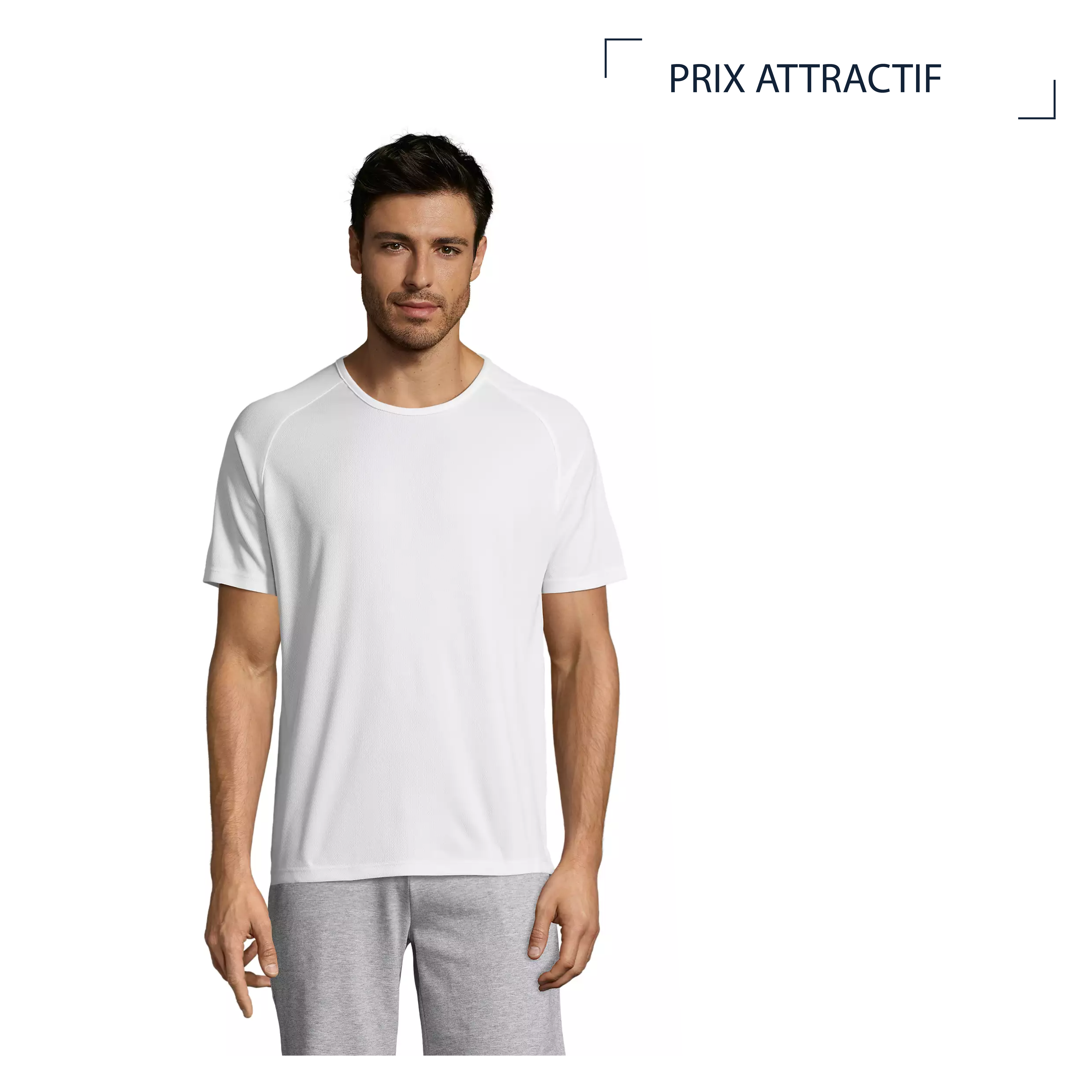 STRATOS | 140G | T SHIRT DE SPORT MANCHES RAGLAN
