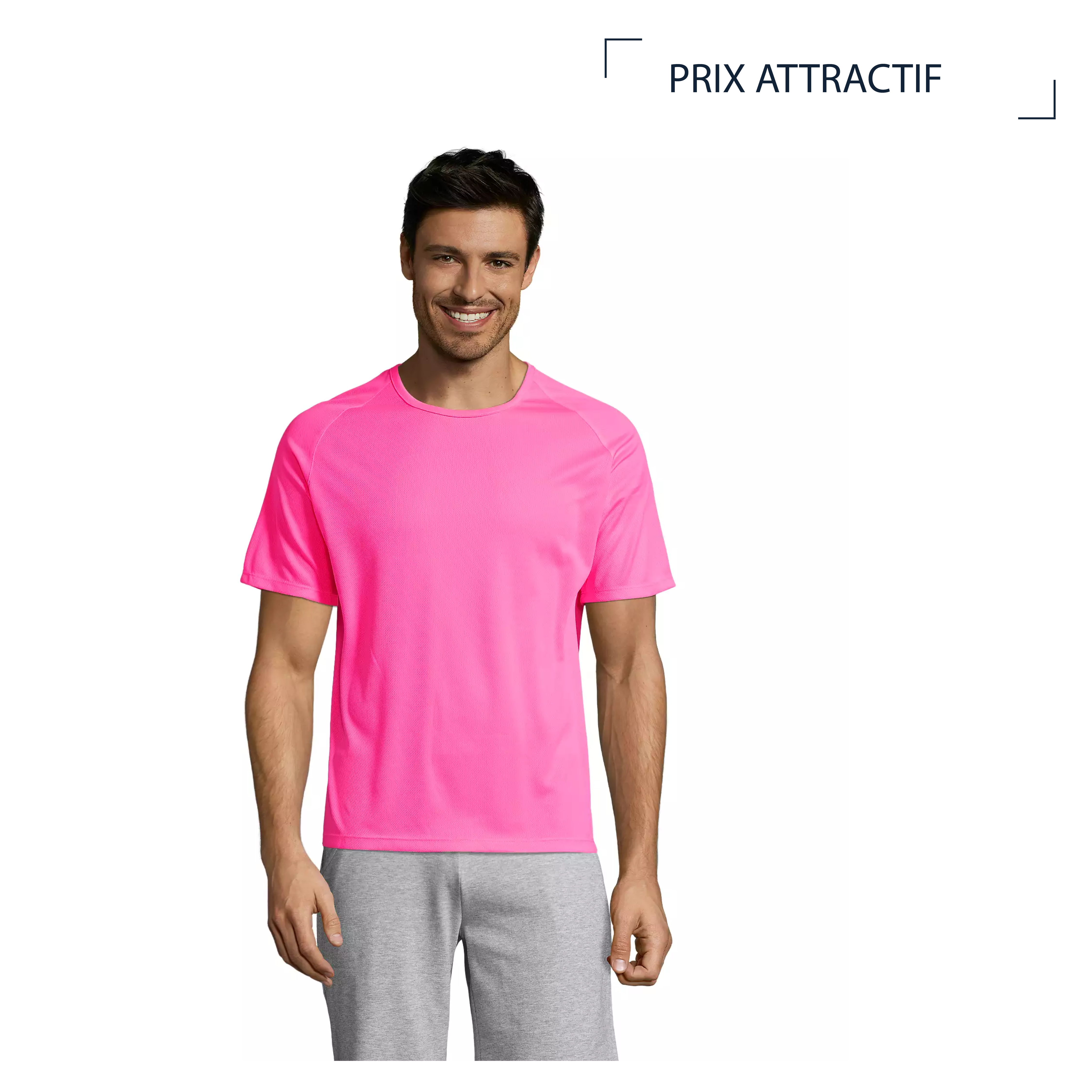 STRATOS | 140G | T SHIRT DE SPORT MANCHES RAGLAN