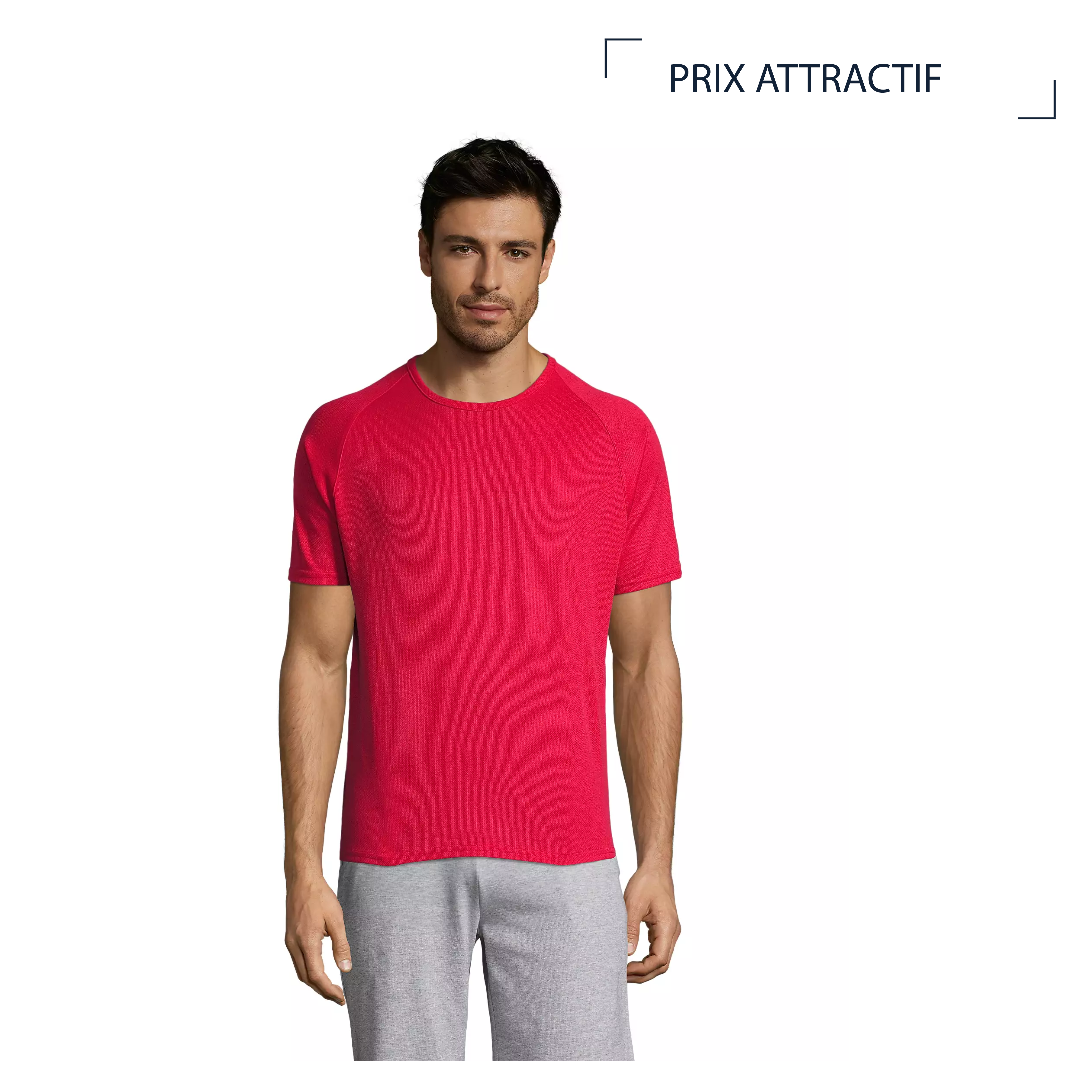 STRATOS | 140G | T SHIRT DE SPORT MANCHES RAGLAN