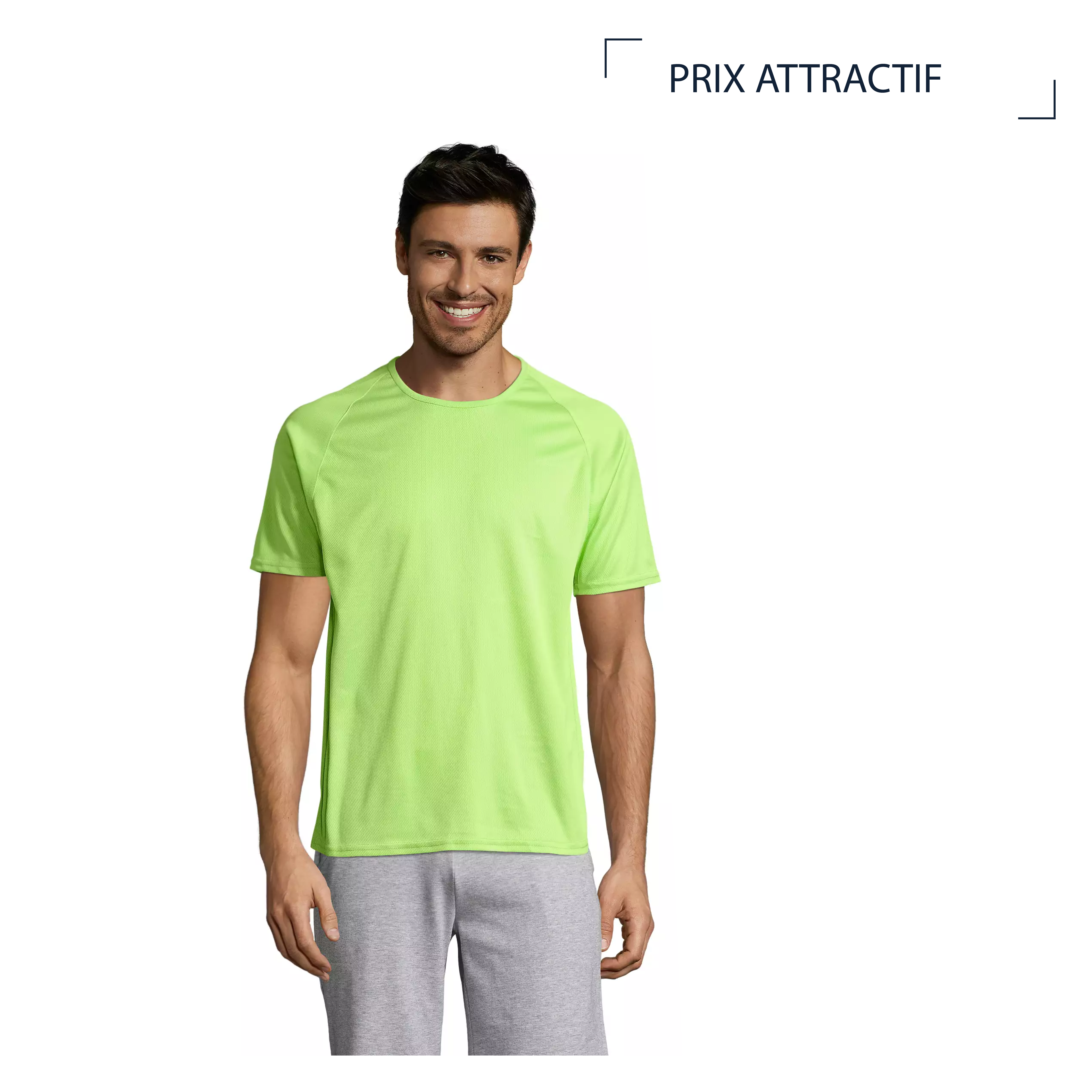 STRATOS | 140G | T SHIRT DE SPORT MANCHES RAGLAN