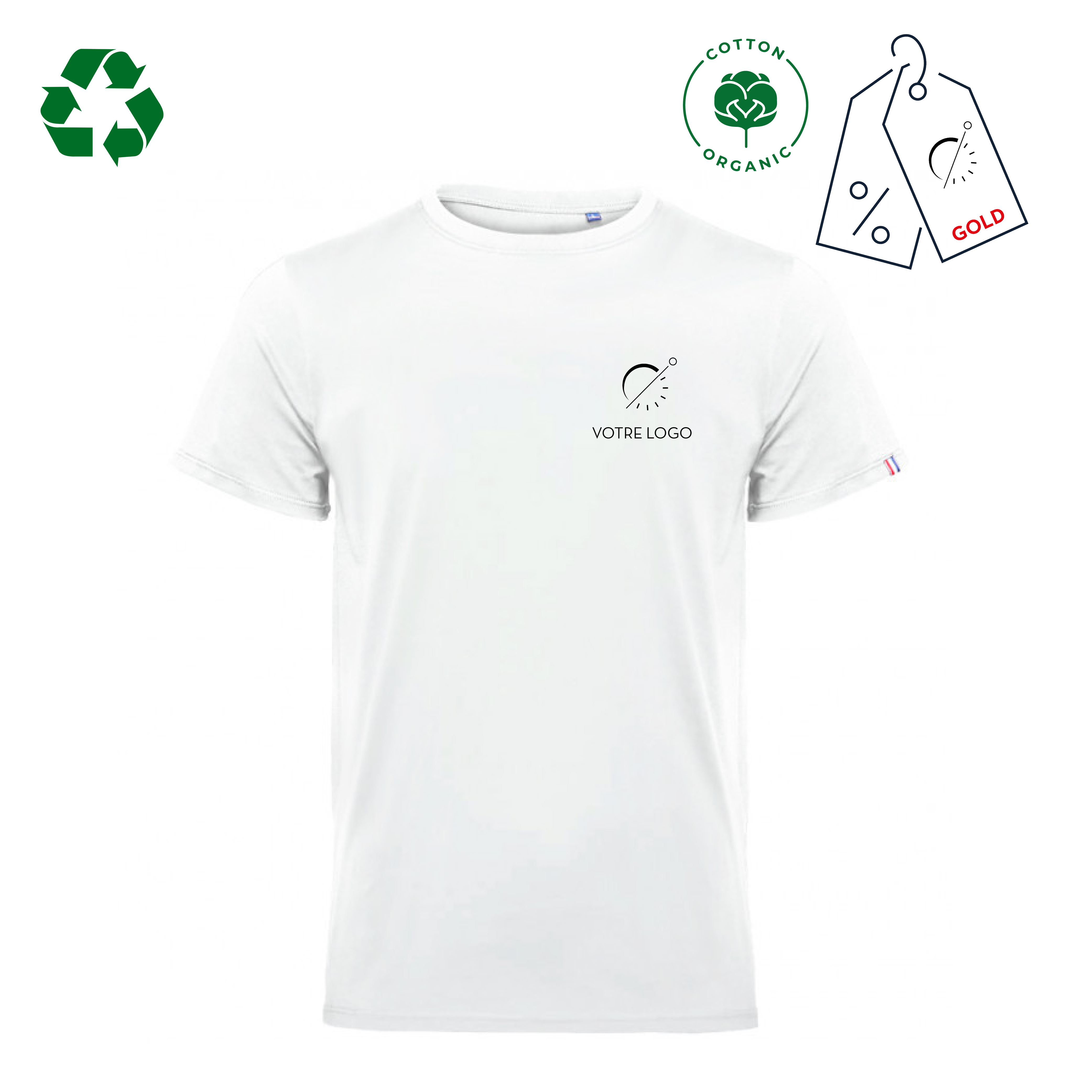 PROMÉTHÉE | T SHIRT MADE IN FRANCE BIO | 190G