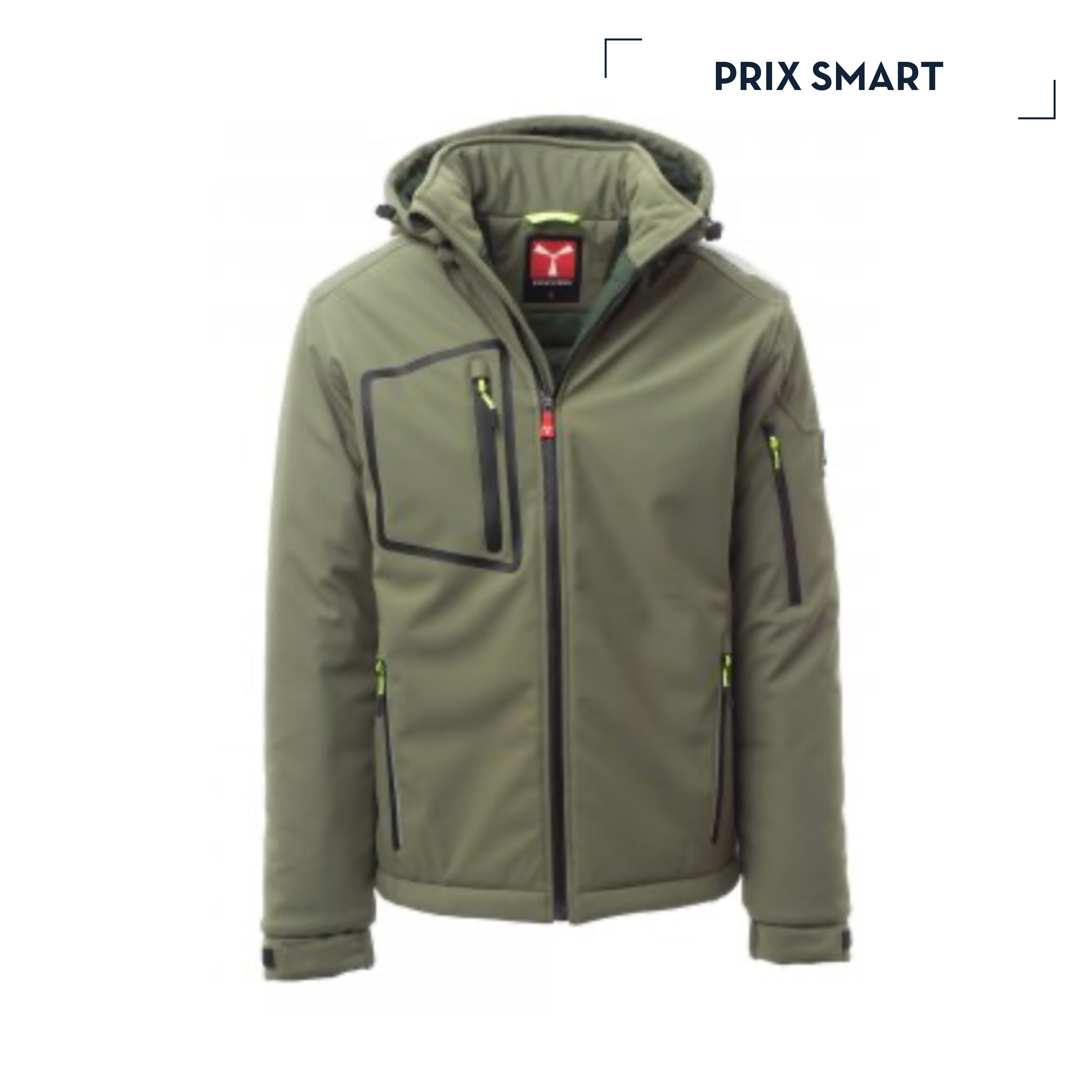 SACHA | 330G | SOFTSHELL ÉPAISSE À CAPUCHE
