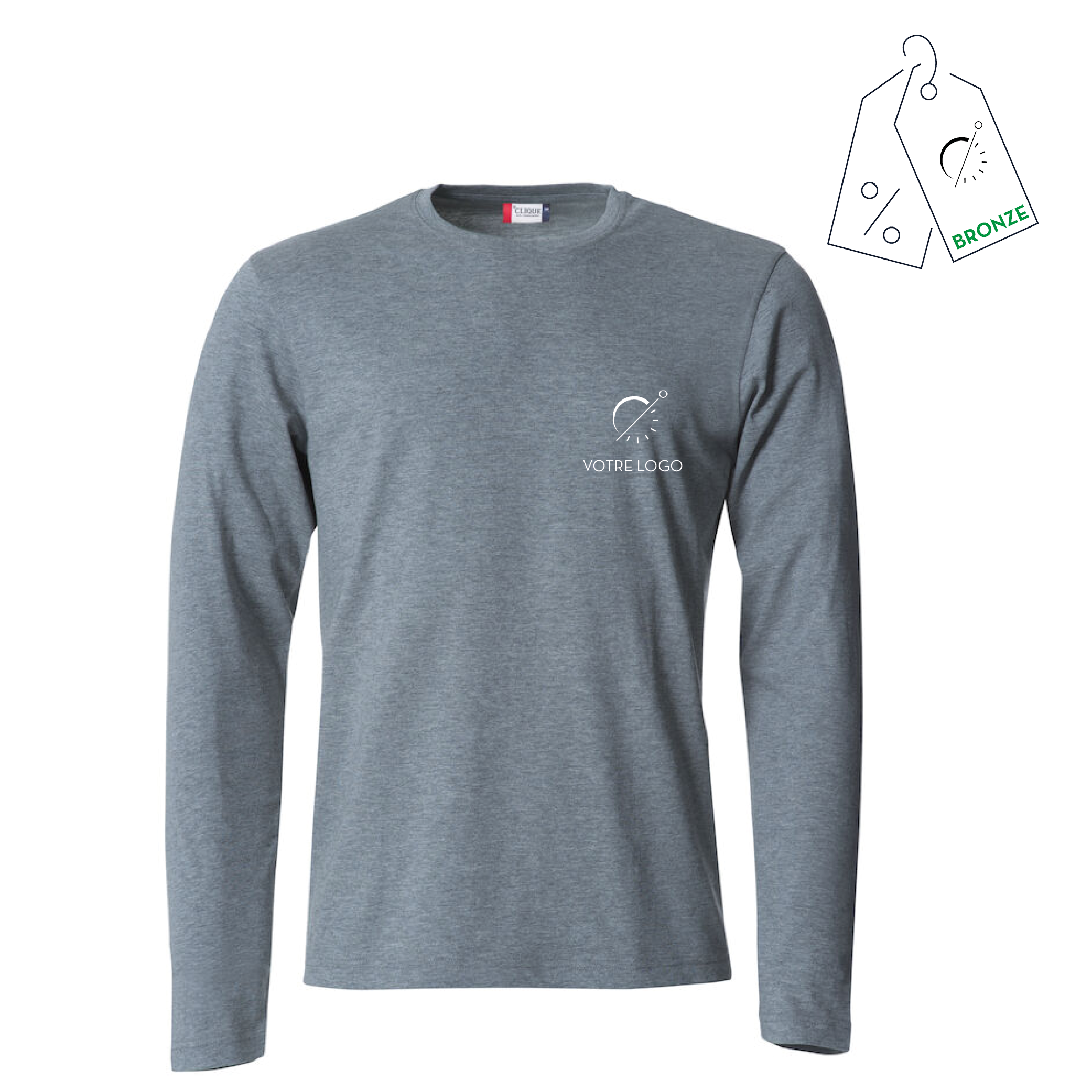 BASIC PAN MANCHES LONGUES| 145G | T SHIRT COTON