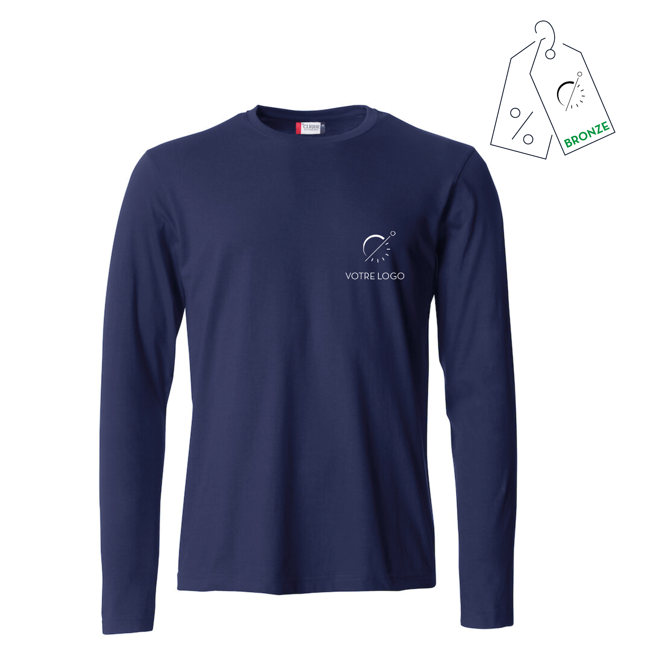 BASIC PAN MANCHES LONGUES| 145G | T SHIRT COTON