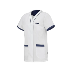 Blanc/bleu marine
