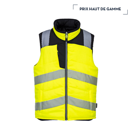 ALPHA PREMIUM | BODYWARMER RÉVERSIBLE HAUTE VISIBILITÉ