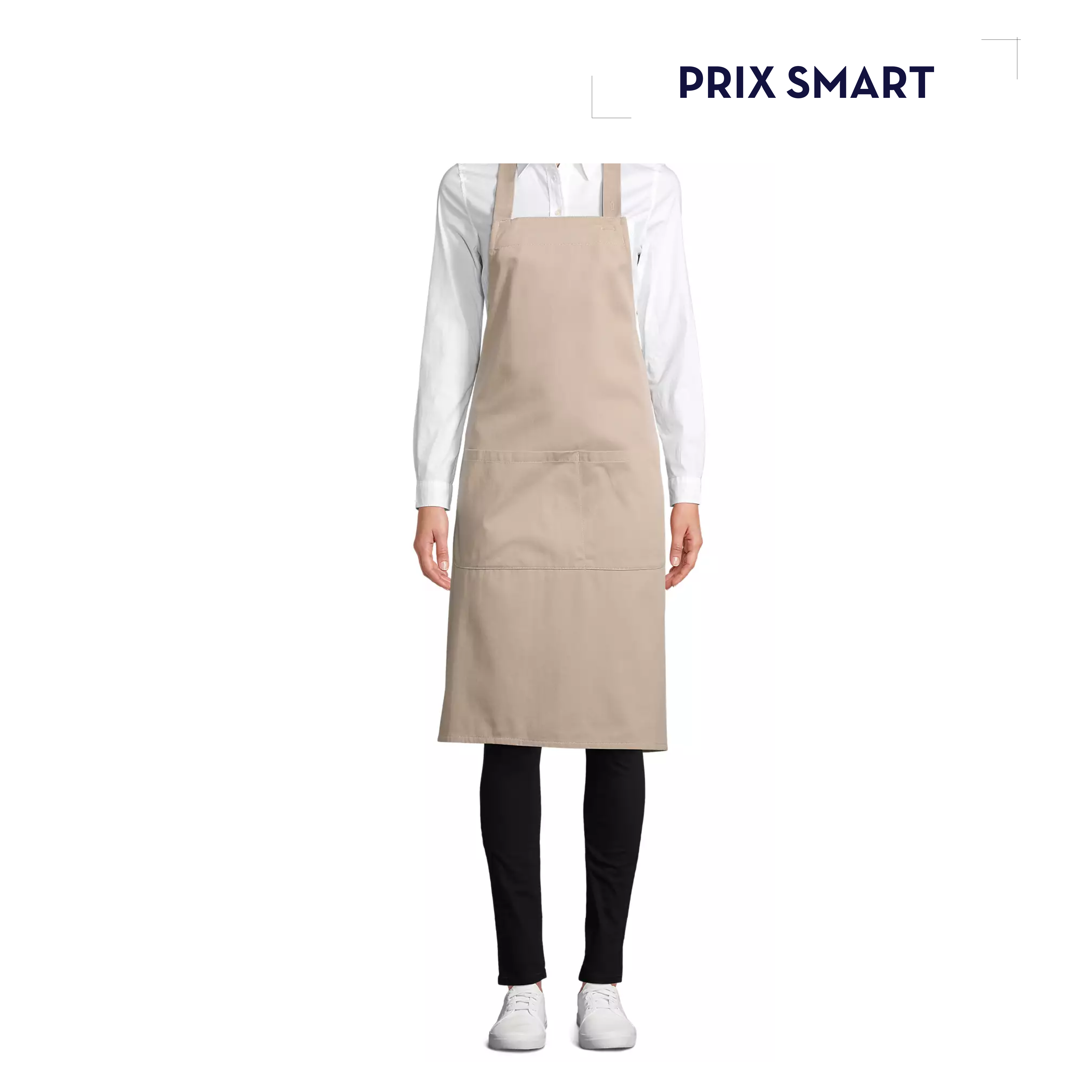 MILAN | TABLIER DE CUISINE LONG AVEC POCHES