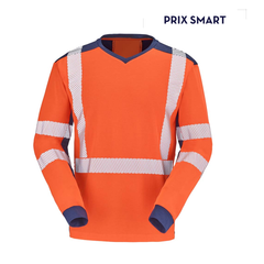 ORANGE FLUO / BLEU MARINE