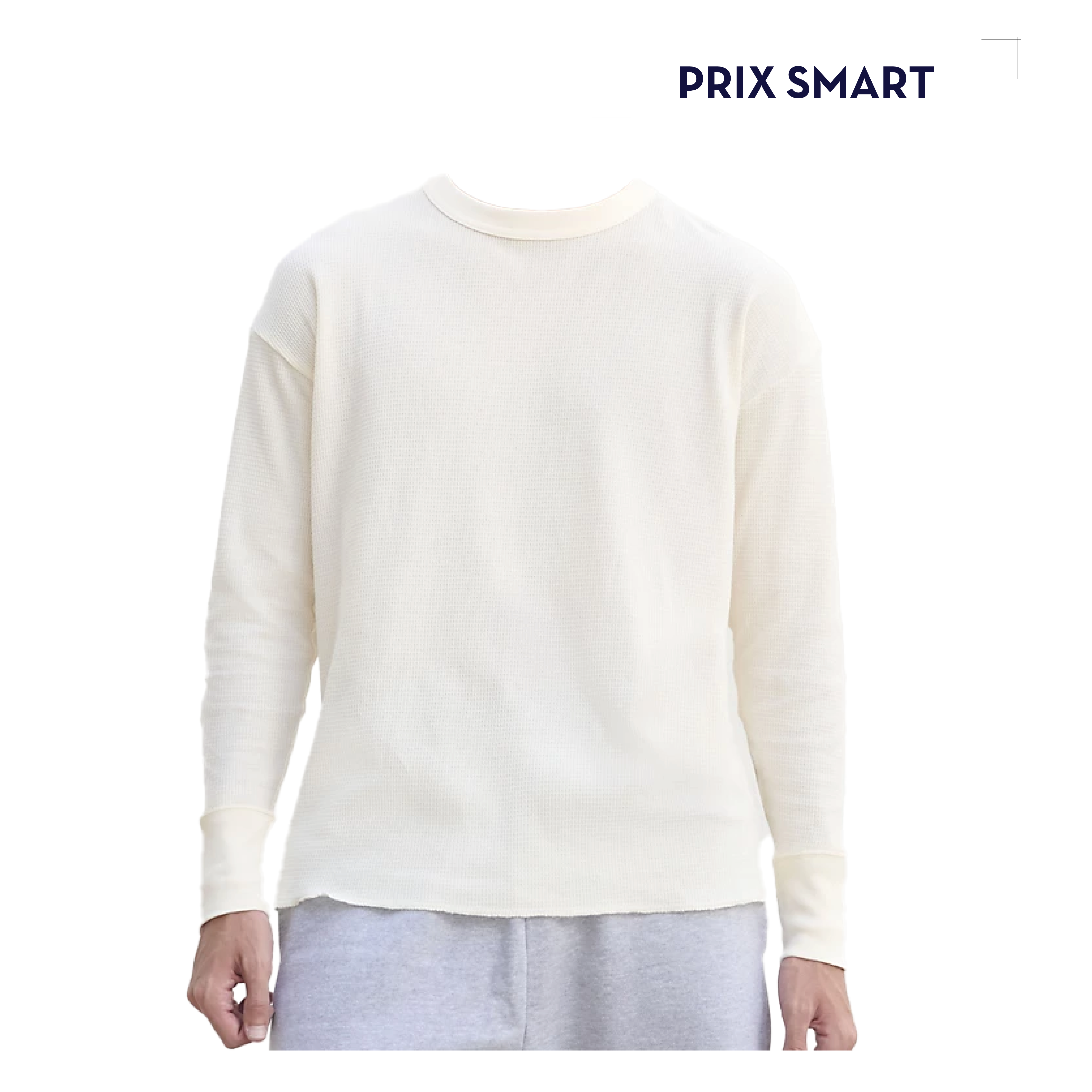 TAIRMAL | 170G | T-SHIRT GAUFRÉ MANCHES LONGUES