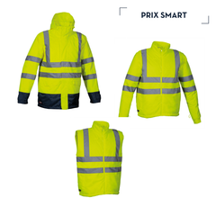 JAUNE FLUO / GRIS