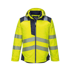 JAUNE FLUO / BLEU MARINE