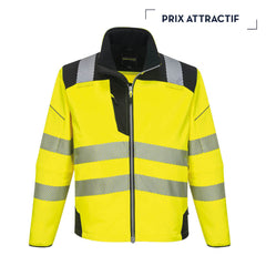 JAUNE FLUO / BLEU MARINE