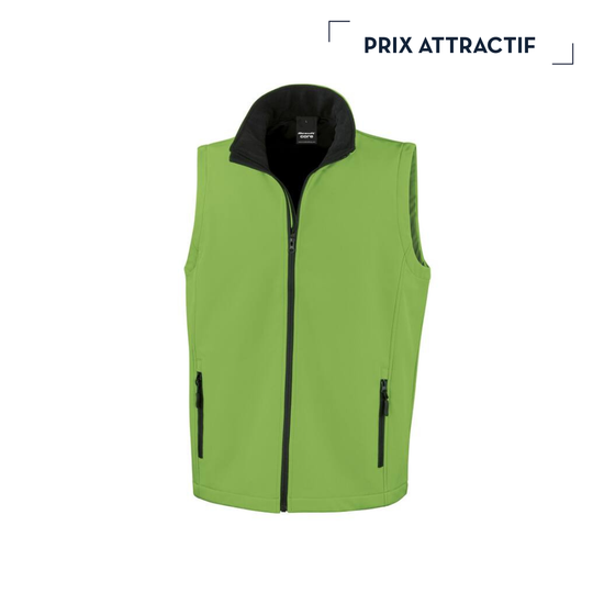 NYXON | SOFTSHELL SANS MANCHE PERSONNALISABLE