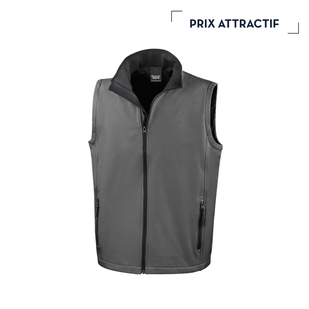 NYXON | SOFTSHELL SANS MANCHE PERSONNALISABLE