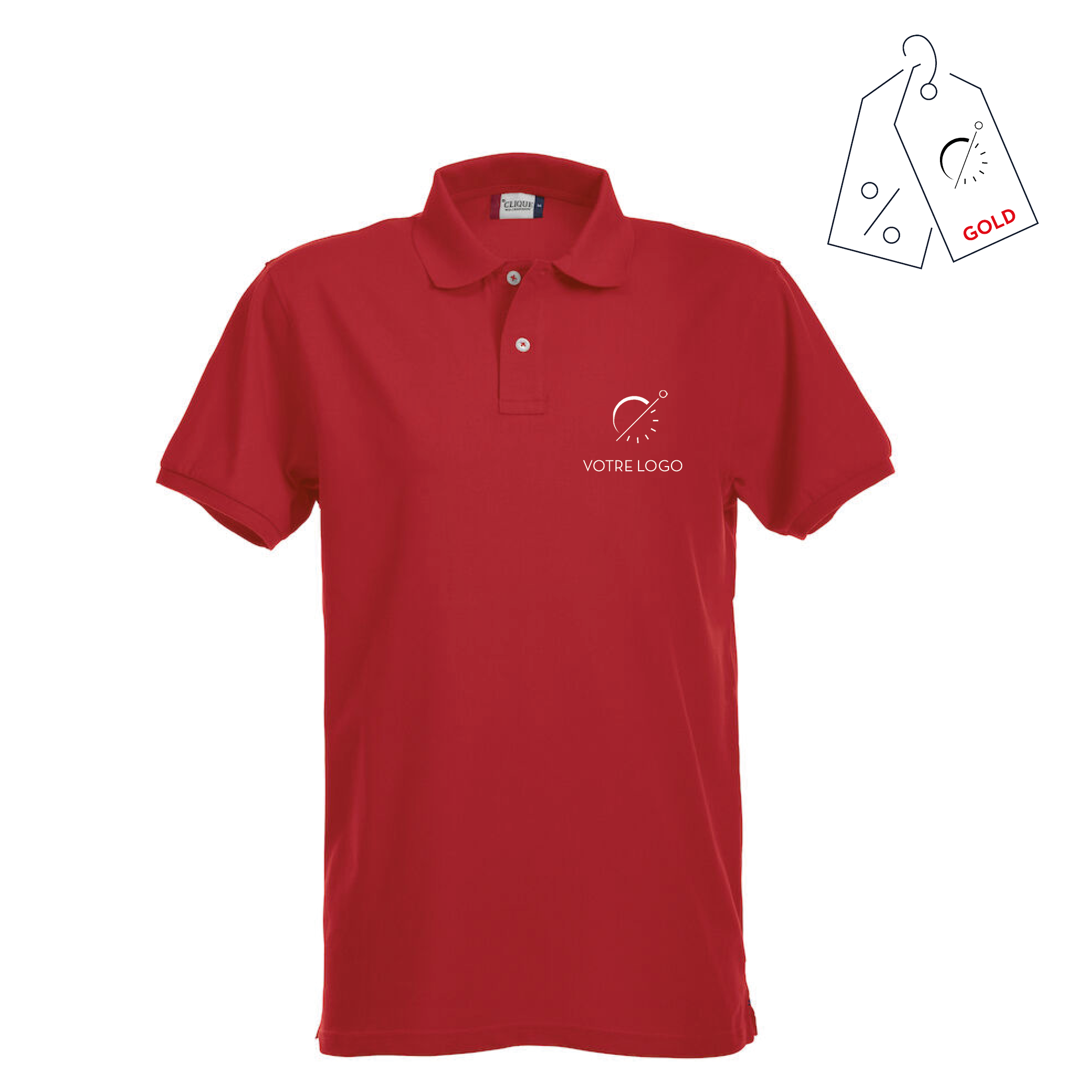 POLO PREMIUM LETO | 215G | POLO PERSONNALISABLE 215G