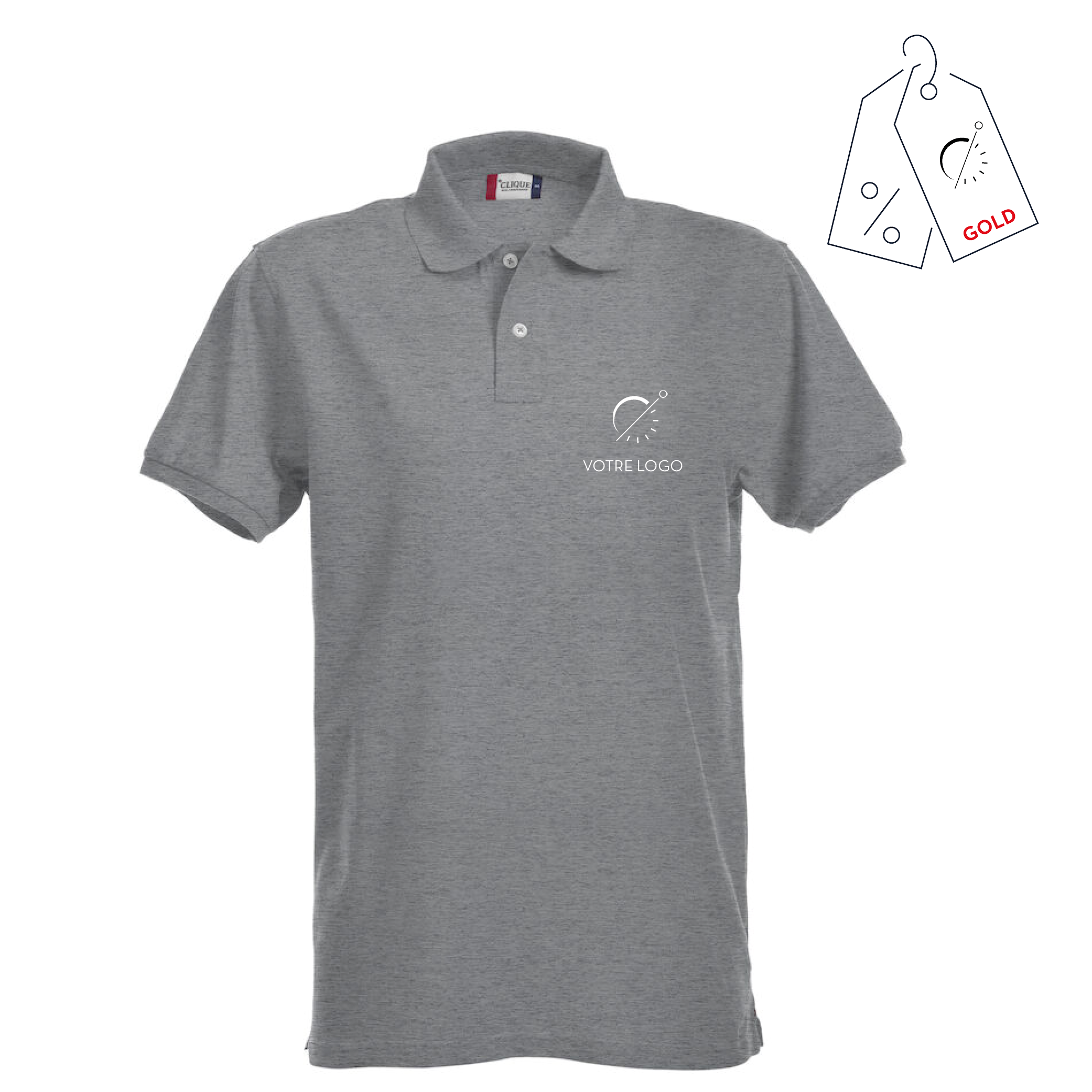 POLO PREMIUM LETO | 215G | POLO PERSONNALISABLE 215G