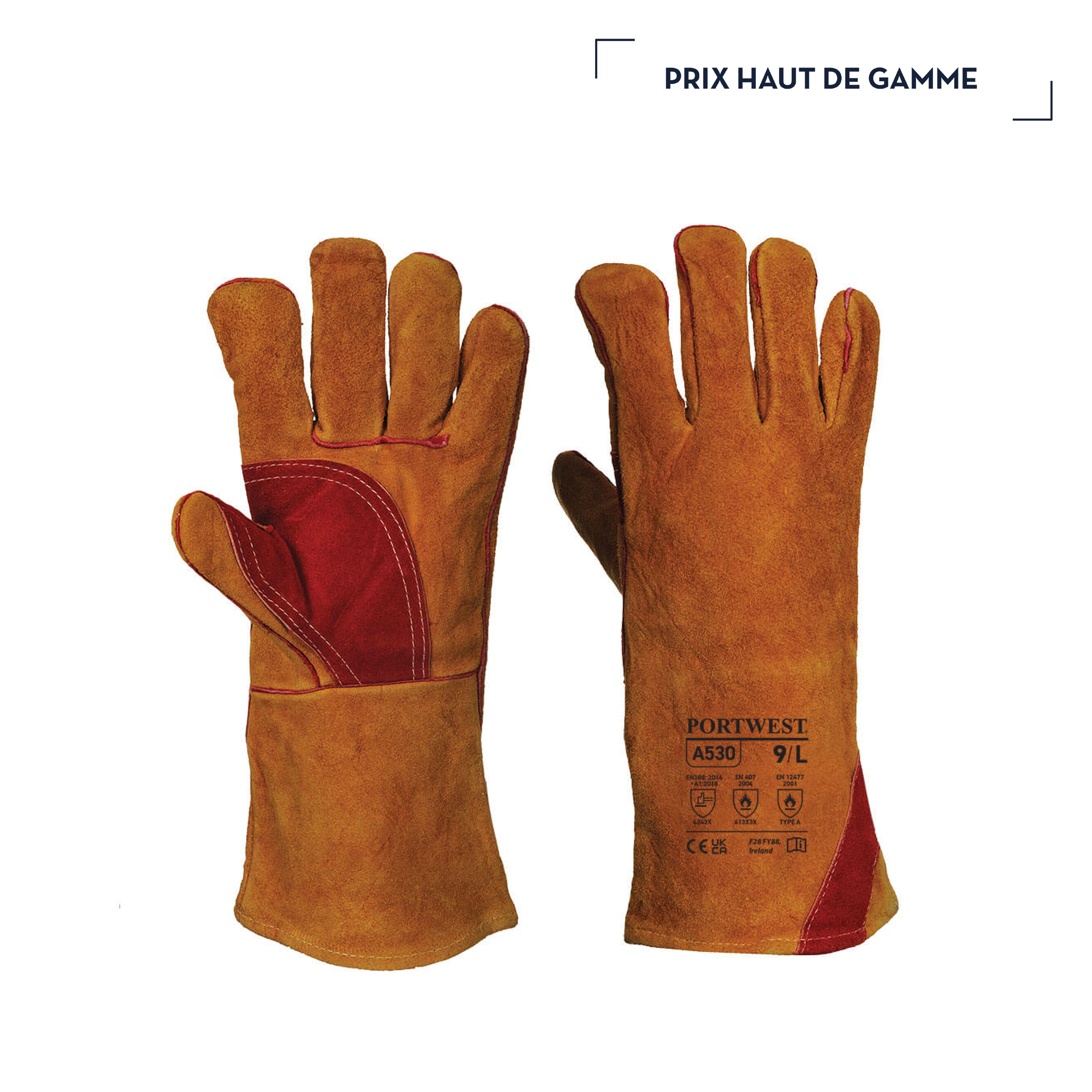 A530 | GANTS DE SOUDEUR RENFORCÉ
