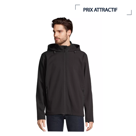 SPRINGER | 280G | SOFTSHELL À CAPUCHE