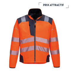 ORANGE FLUO / BLEU MARINE