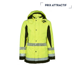 JAUNE FLUO / BLEU MARINE